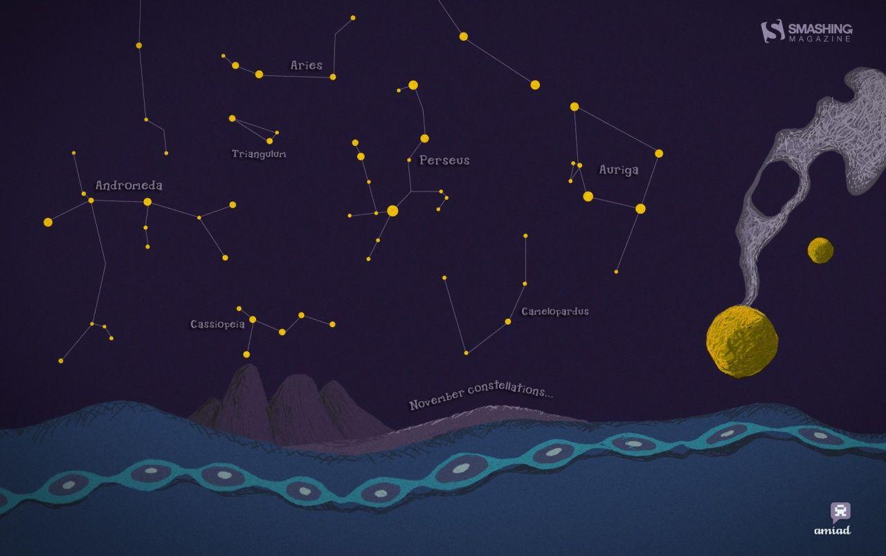 1280x804 Constellations wallpaper. Constellations