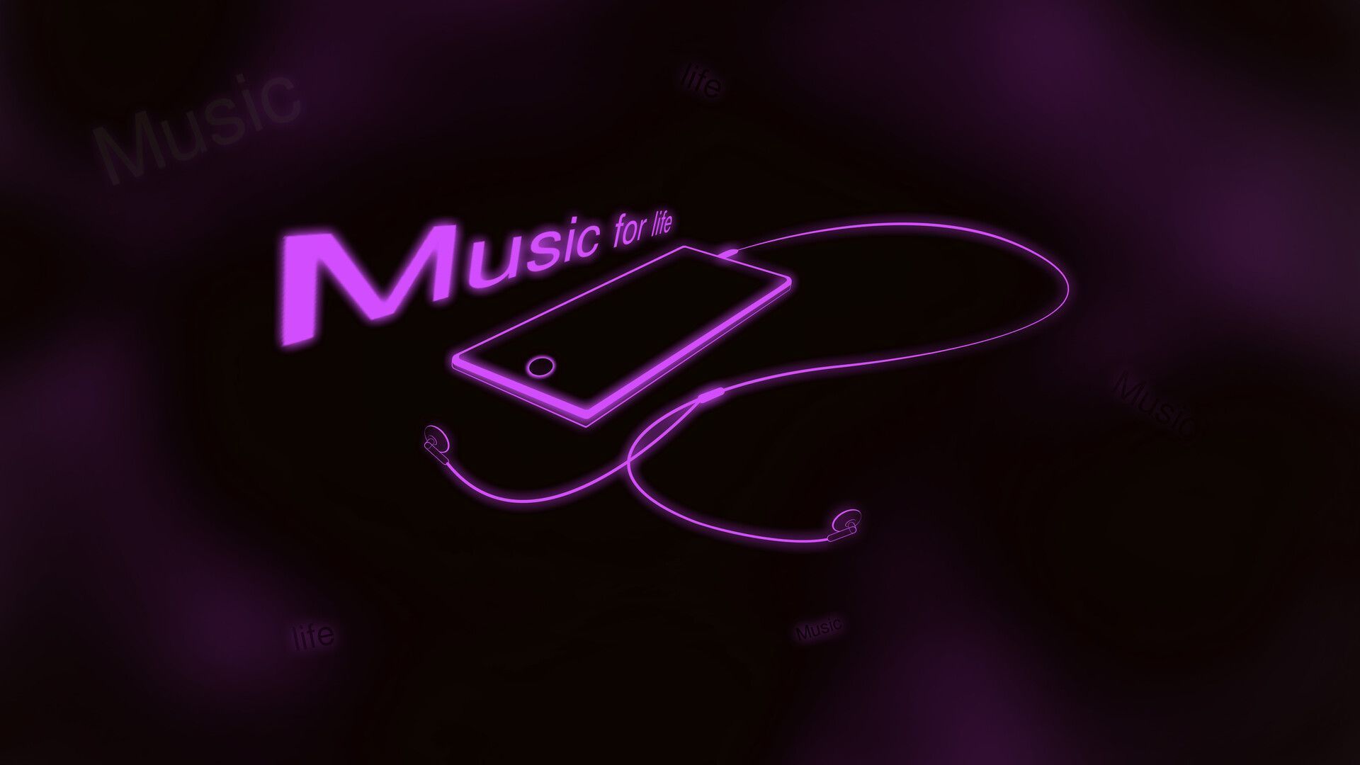 1920x1080 Music For Life Wallpaper