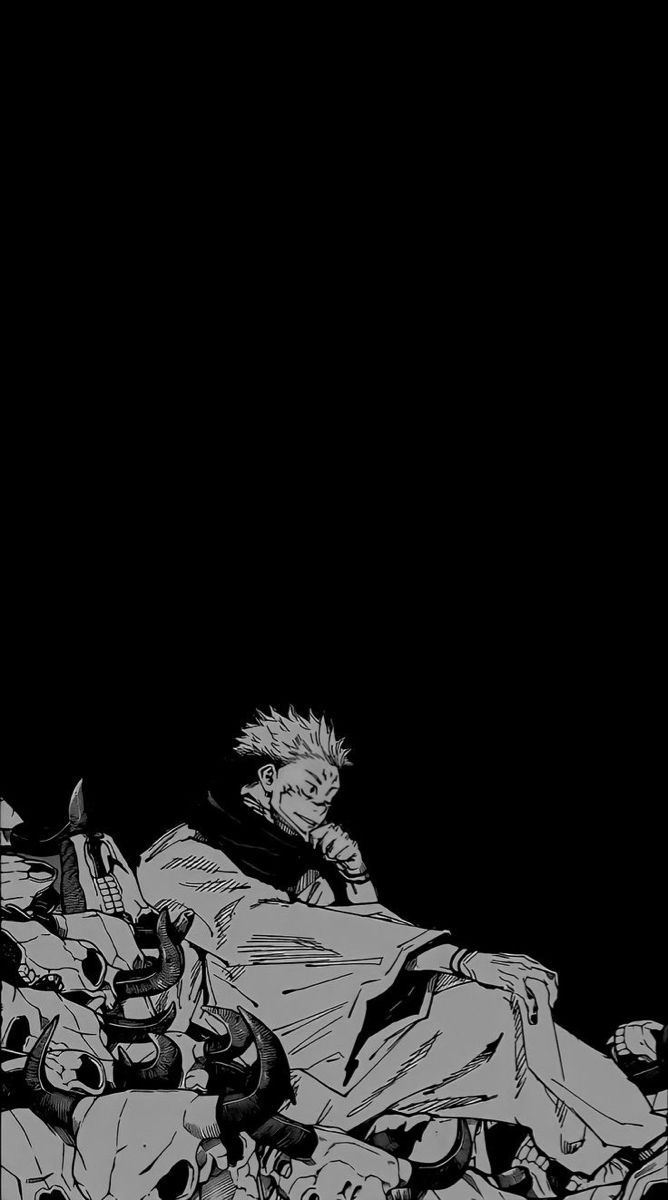 668x1200 Sukuna jujutsu kaisen wallpaper
