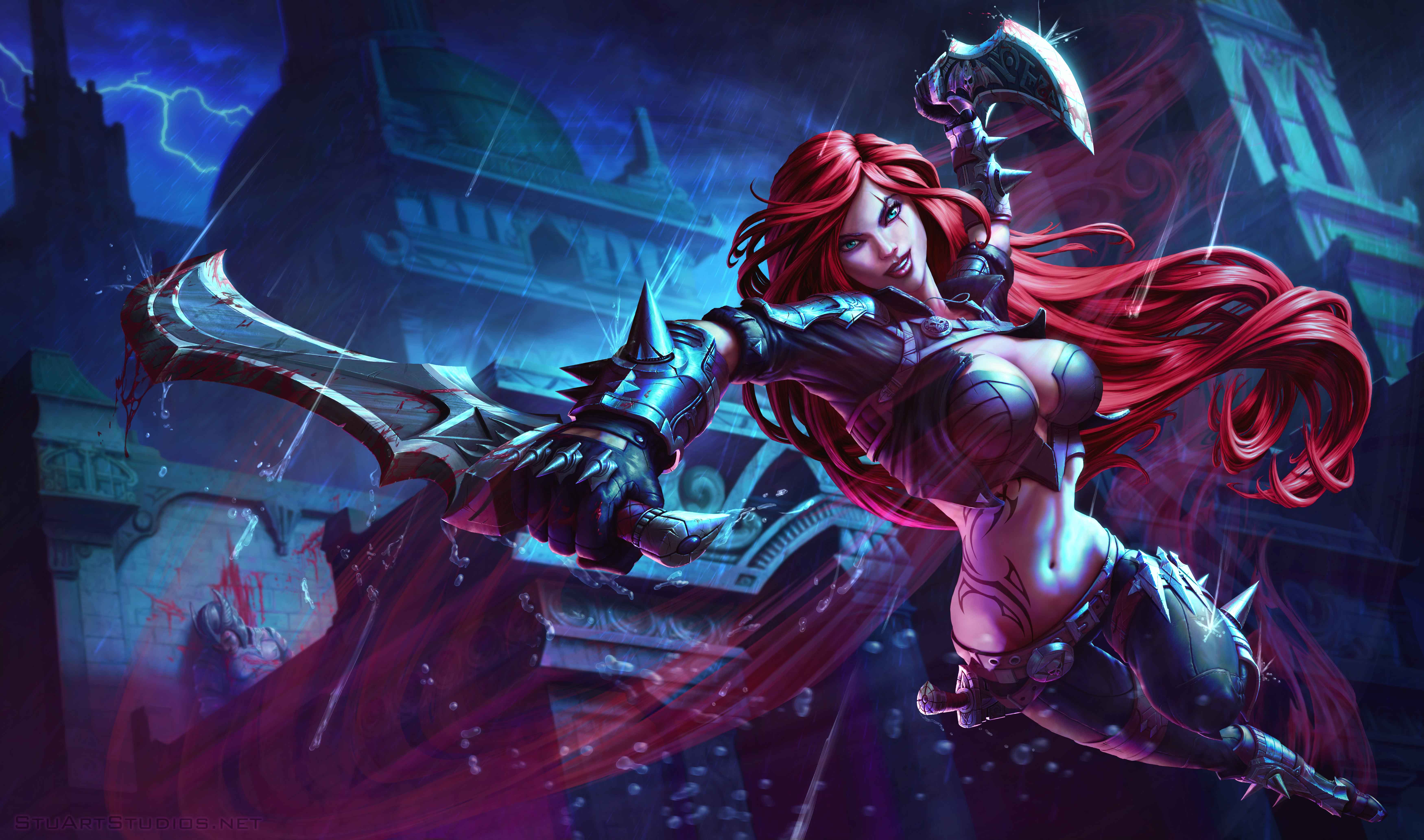7000x4130 Noxus' Katarina in 4K Ultra HD