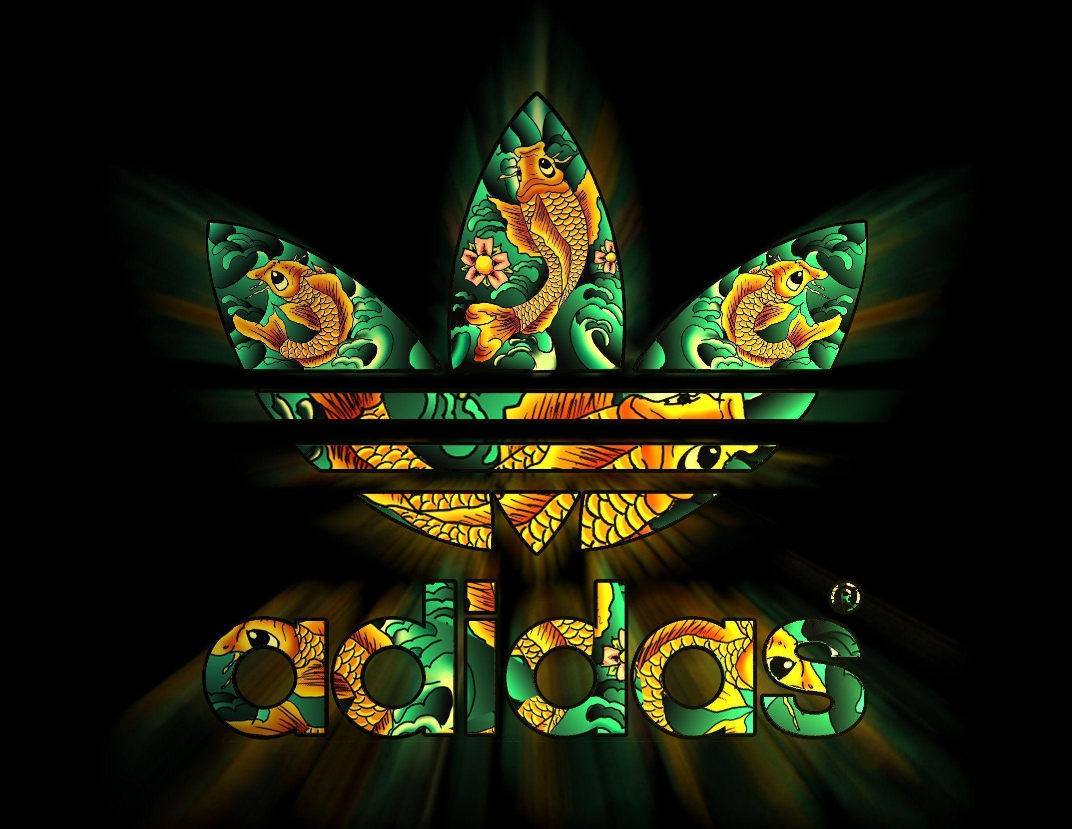2146x1659 Hình nền Logo Adidas mát mẻ