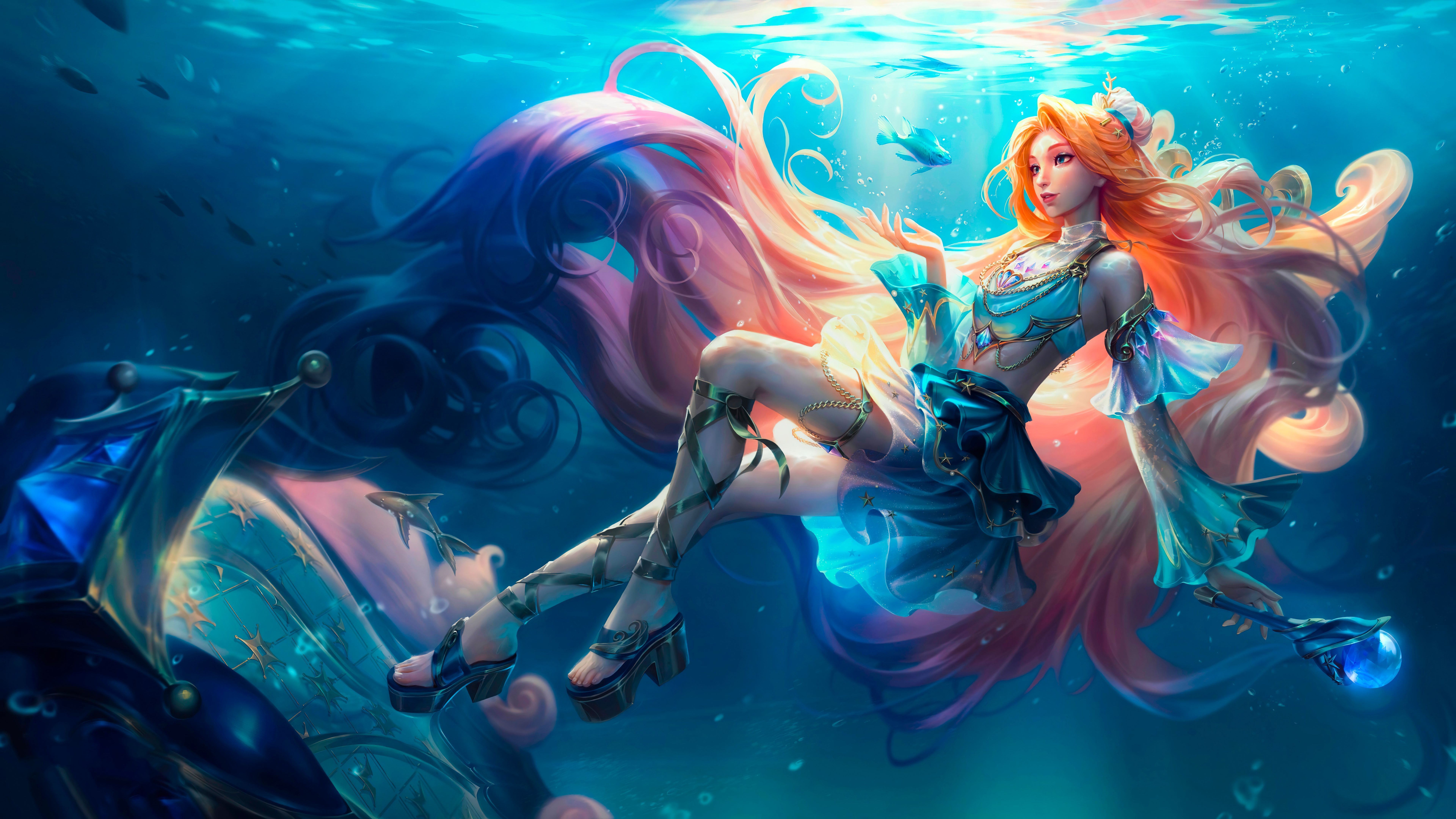 7680x4320 Seraphine League Of Legends