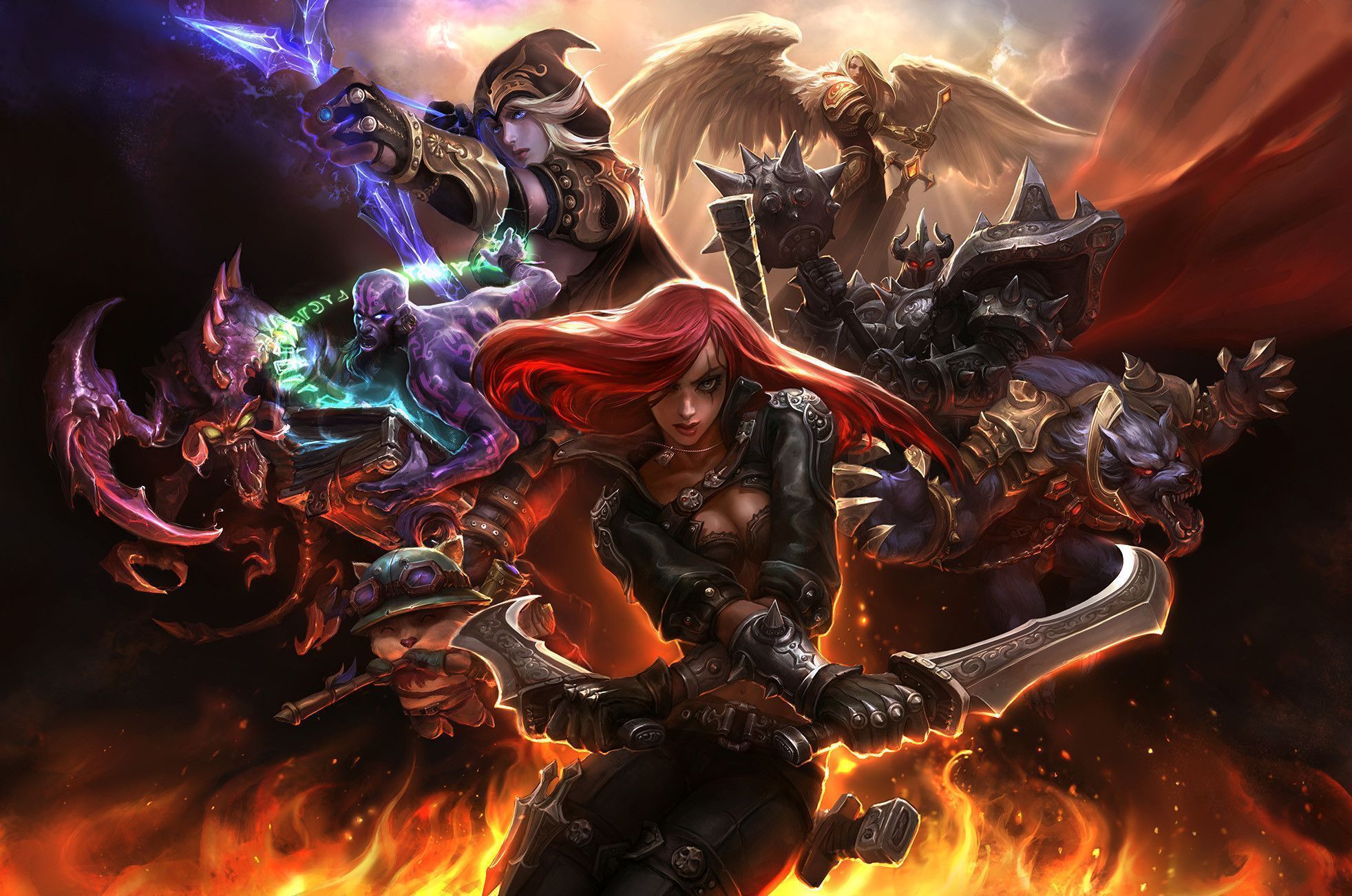 1964x1302 League of Legends wallpaper