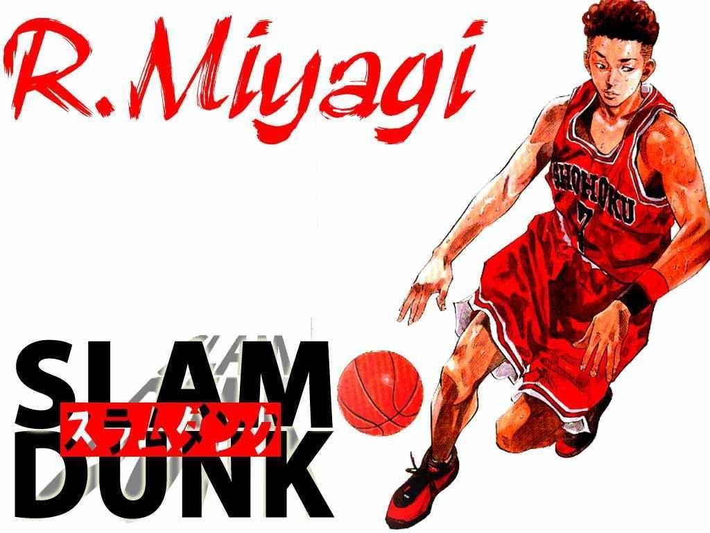 1024x768 Slam Dunk Ryota Miyagi.  Hình nền anime.  Slam dunk, Slam