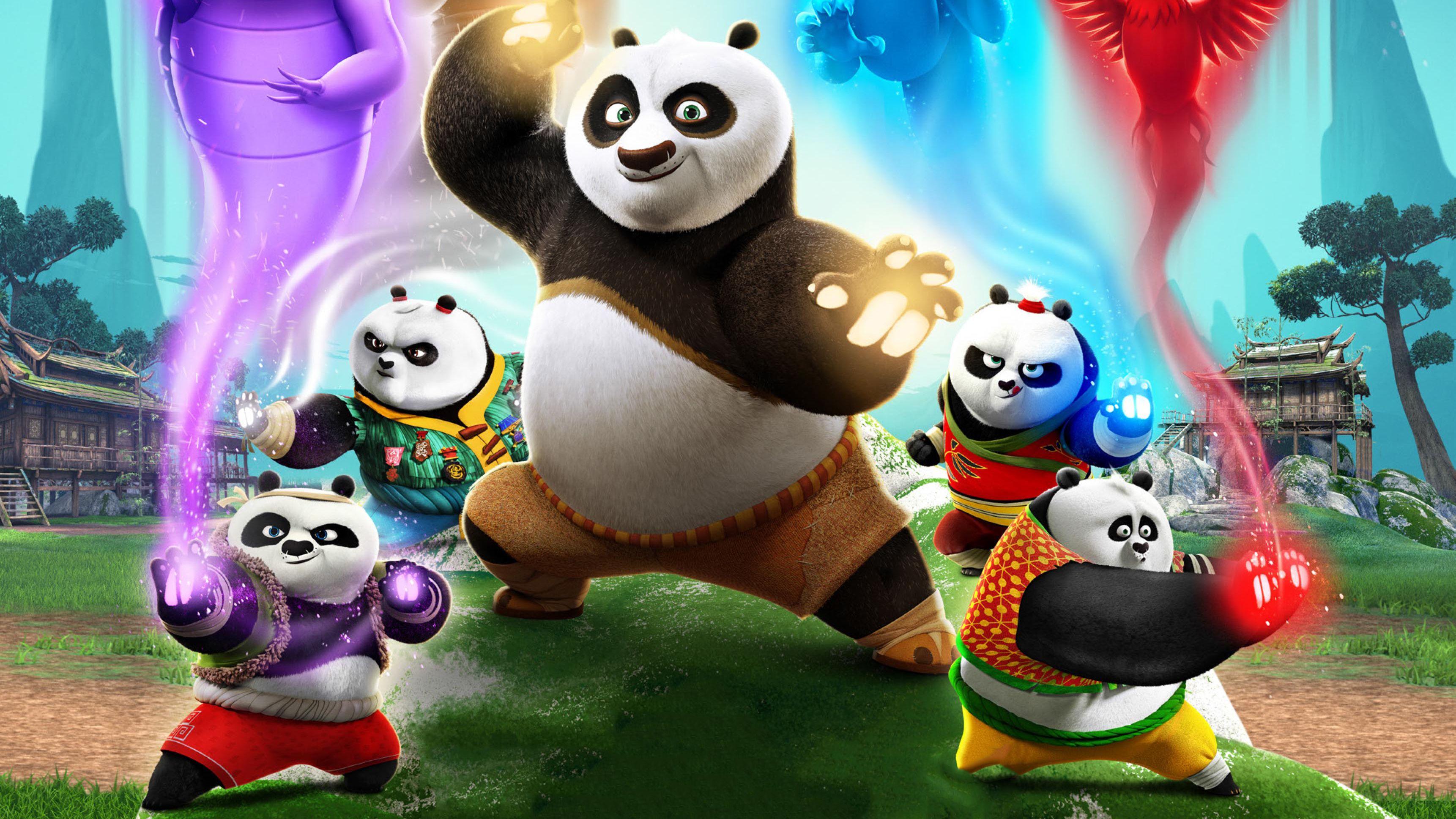 3444x1937 Kung Fu Panda The Paws Of Destiny 2018, HD TV Shows, 4k
