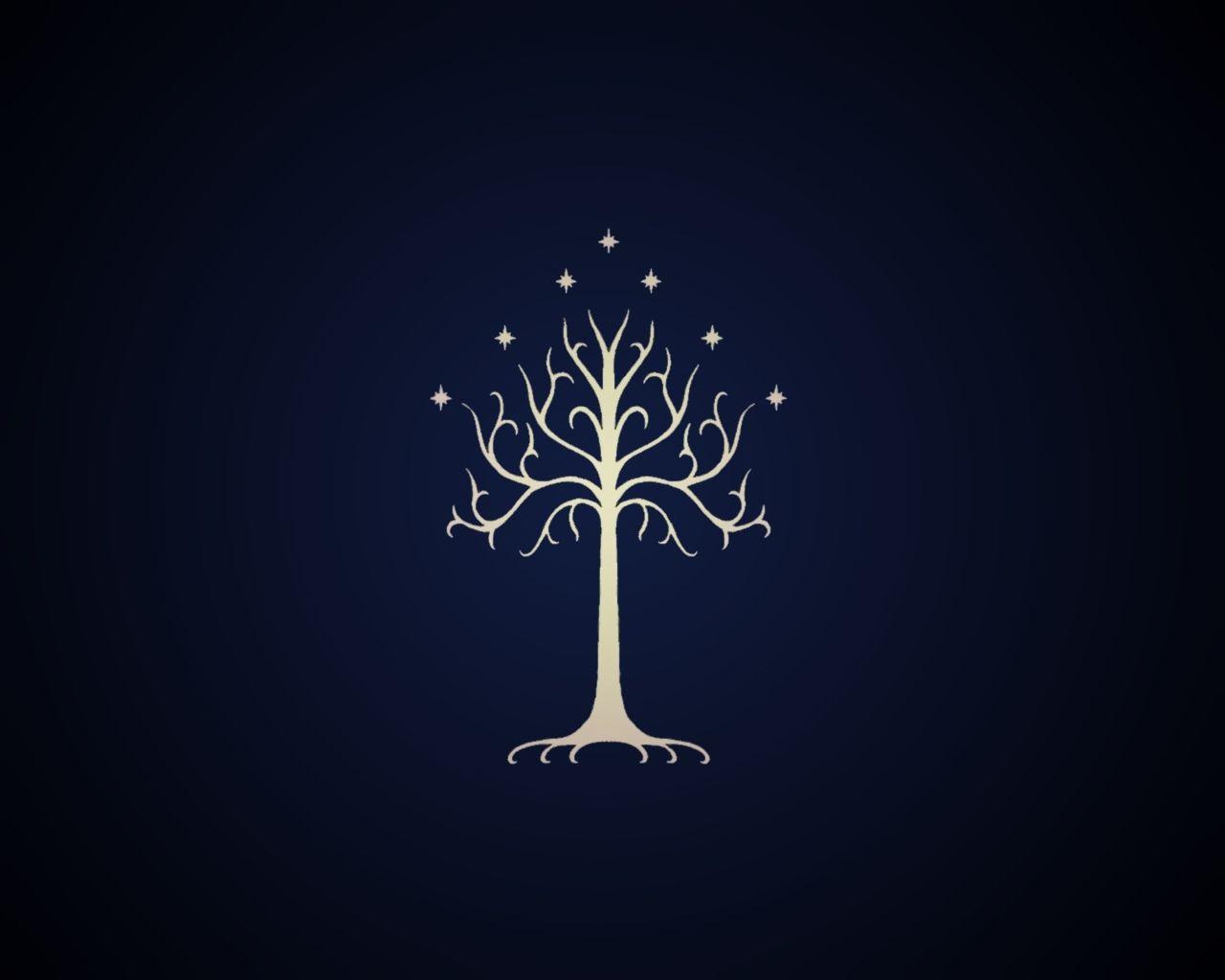 1280x1024 Lord Of The Rings Logo Wallpaper