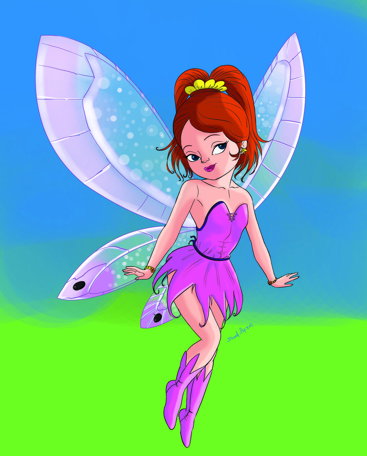 1185x1470 Cute Little Fairy Background Wallpaper. Fairy Background