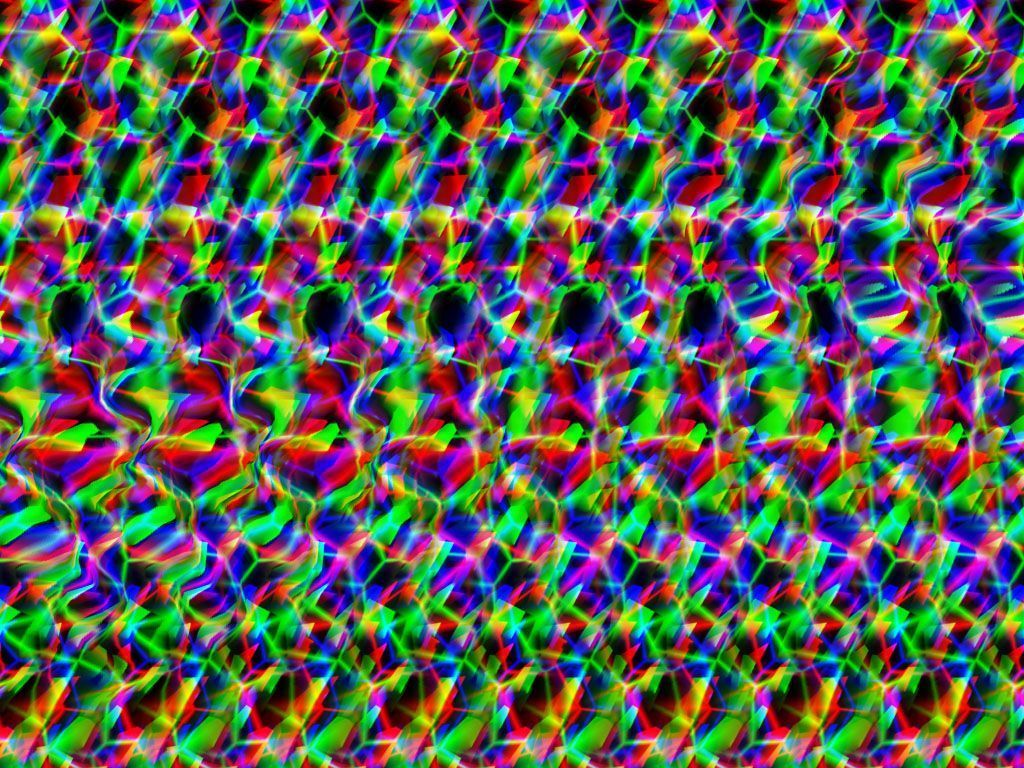 1024x768 stereograms eye workout 1. Magic