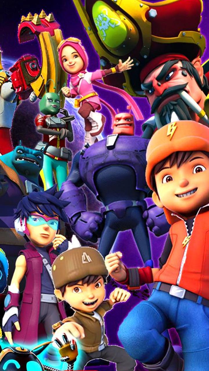 720x1280 Boboiboy Galaxy Ying Yaya Gopal Fang