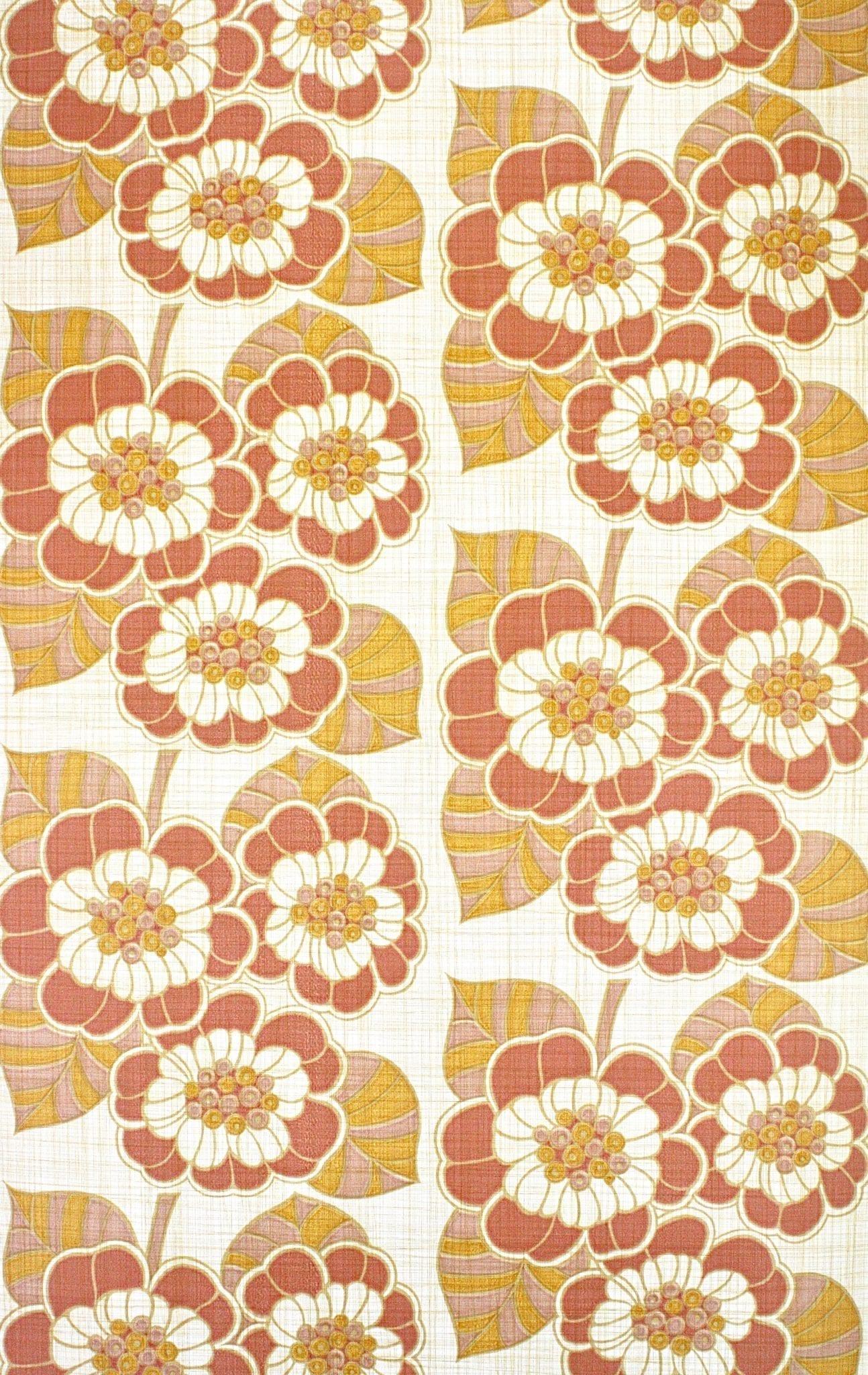 1294x2048 Vintage Retro Floral Wallpaper