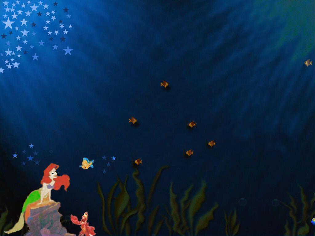 1024x768 The little mermaid HD wallpaper for htc one m9 cartoons