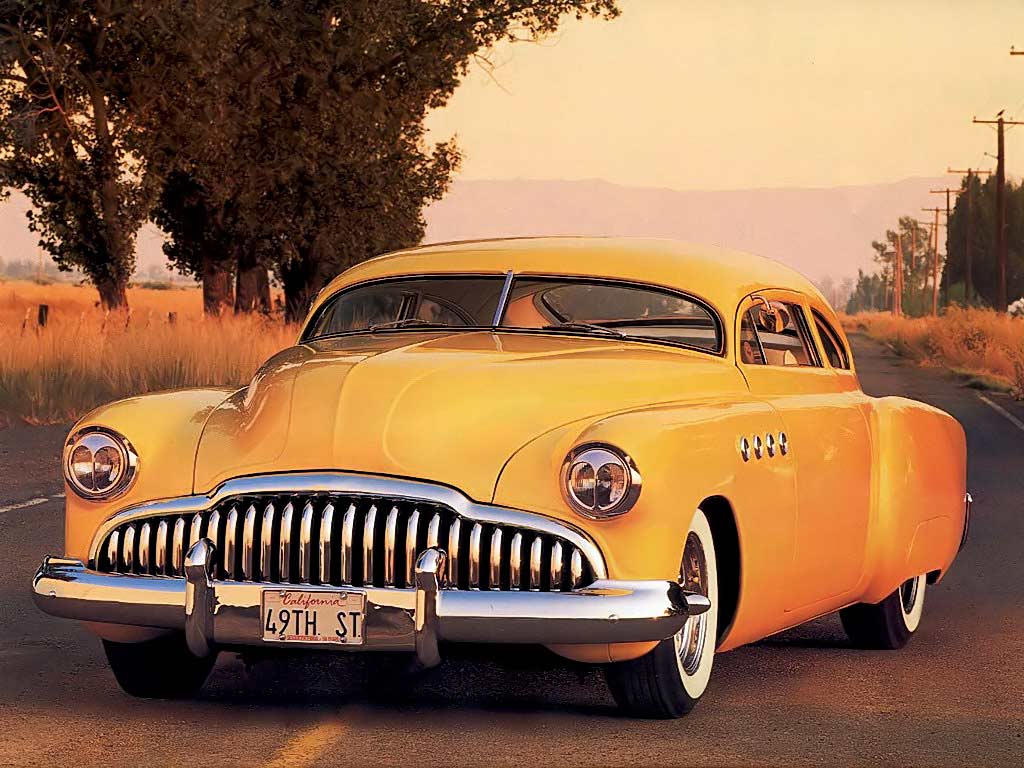1024x768 Windows Old Car Wallpaper