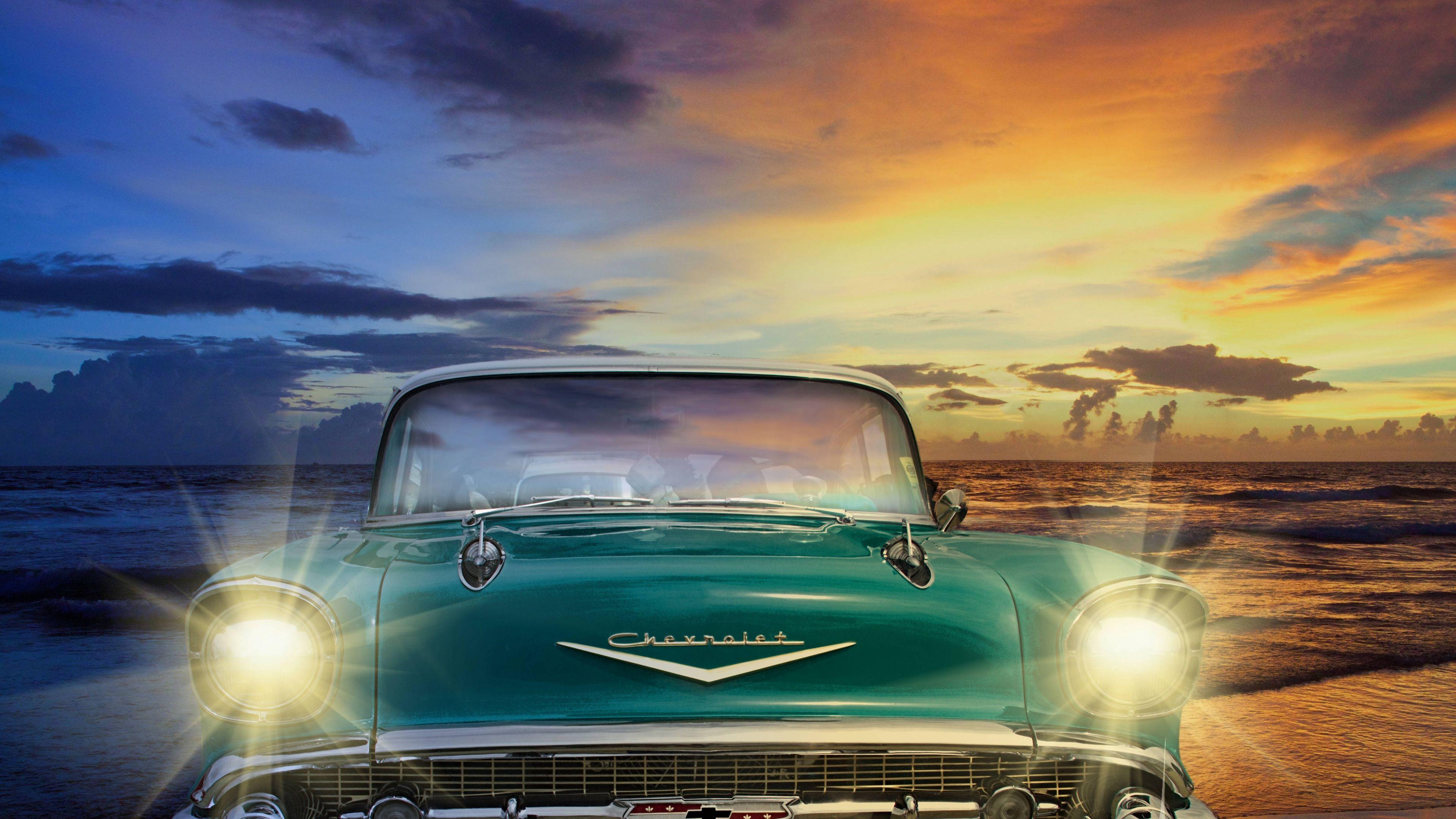 3840x2160 Wallpaper 4k Chevrolet Old Retro Classic Vintage Car 4k