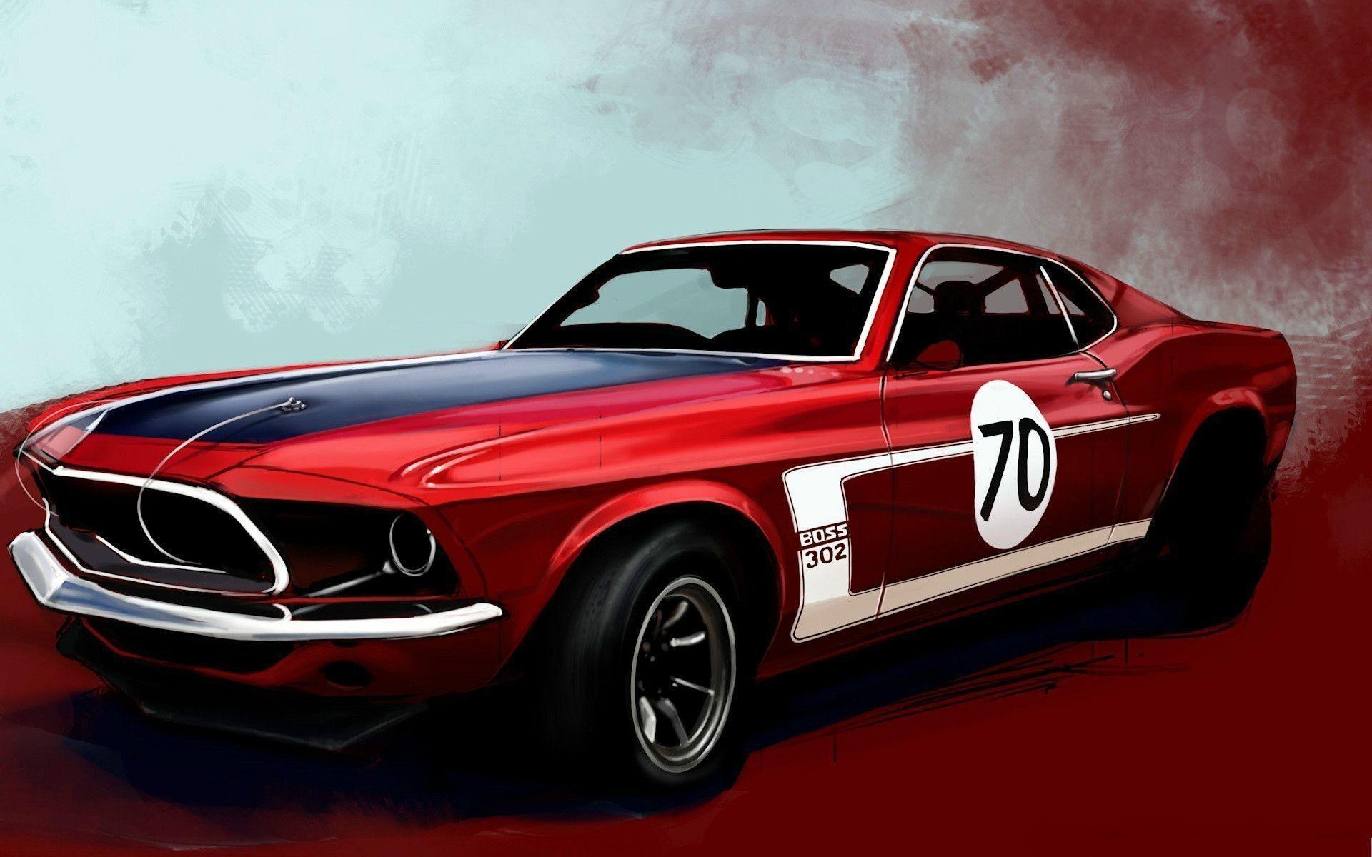 1920x1200 Classic Muscle Car Wallpaper