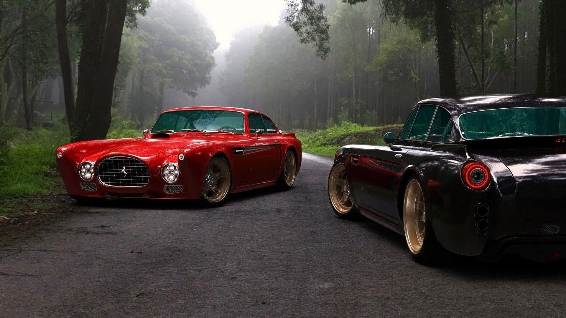 1920x1080 Old Muscle Car Wallpaper background picture