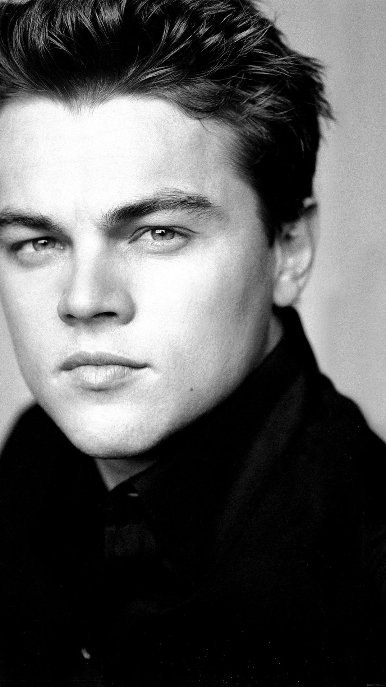 1242x2208 iPhonePapers leonardo dicaprio face dark