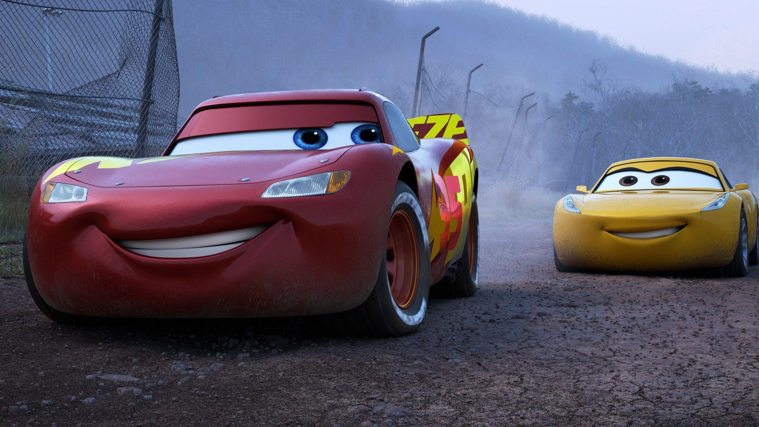2560x1440 Cars 3 Lightning McQueen Cruz Ramirez Wallpaper</a