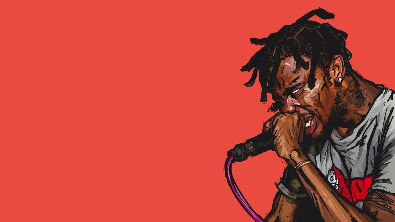 1366x768 Travis Scott Background