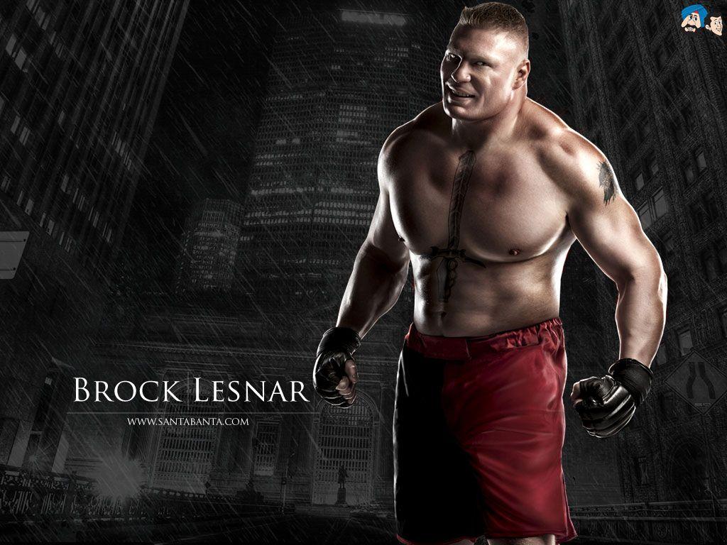 1024x768 WWE Brock Lesnar Wallpaper