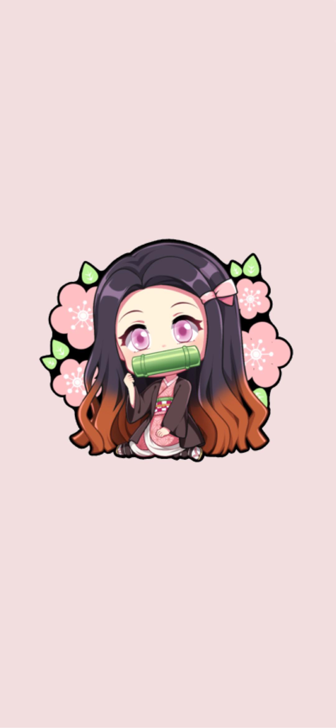 1080x2337 Nezuko wallpaper