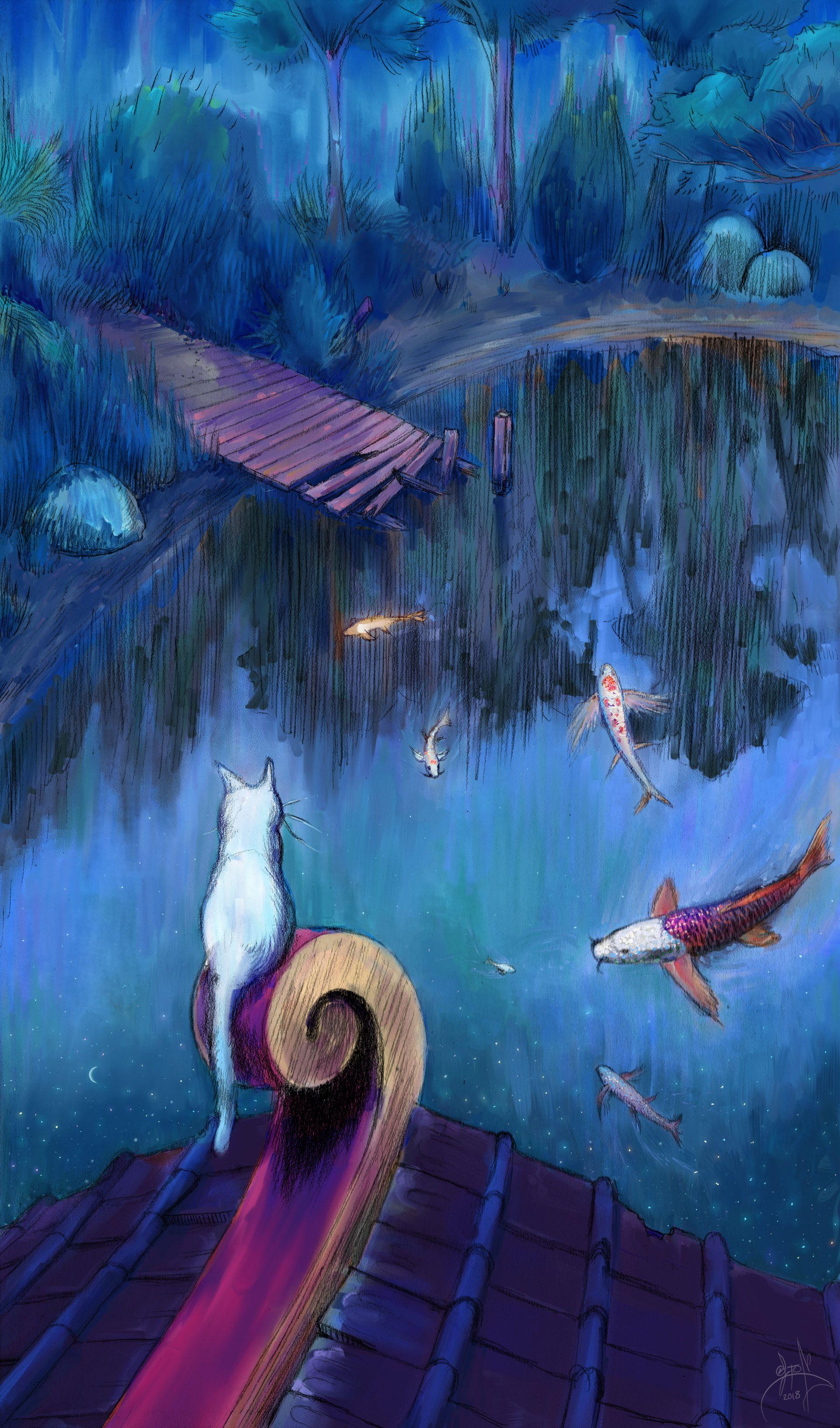 1920x3262 Koi Fish and Japan Wallpaper Art Pack 1