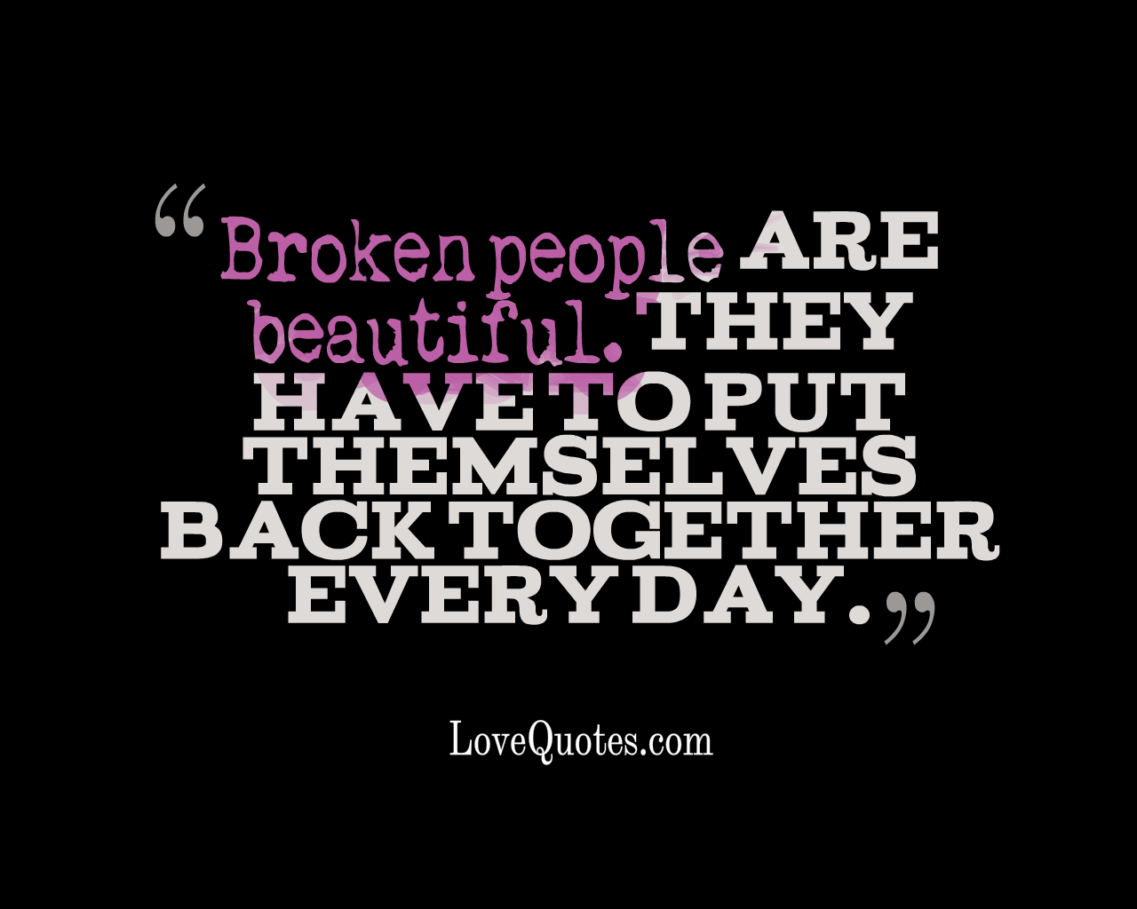 1280x1024 Broken People