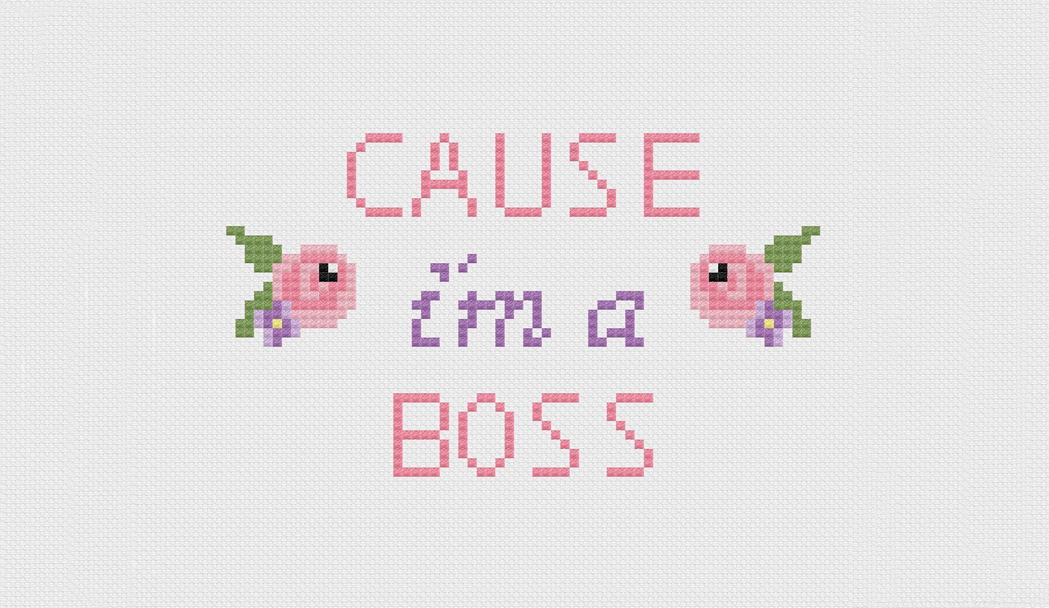 2100x1217 Boss Babe Desktop Wallpaper