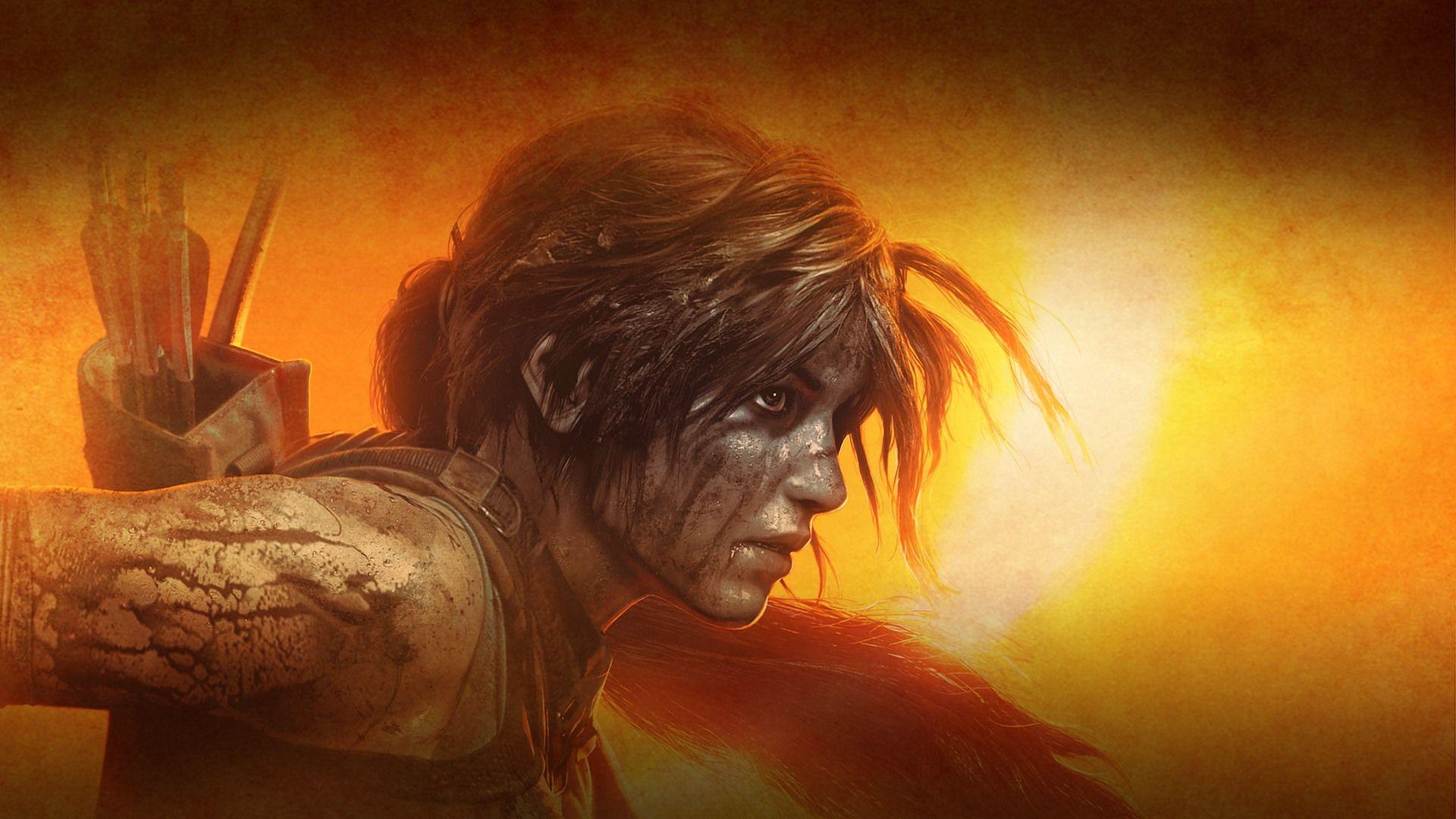 1920x1080 Exhausted Lara. Wallpaper from Shadow of the Tomb Raider