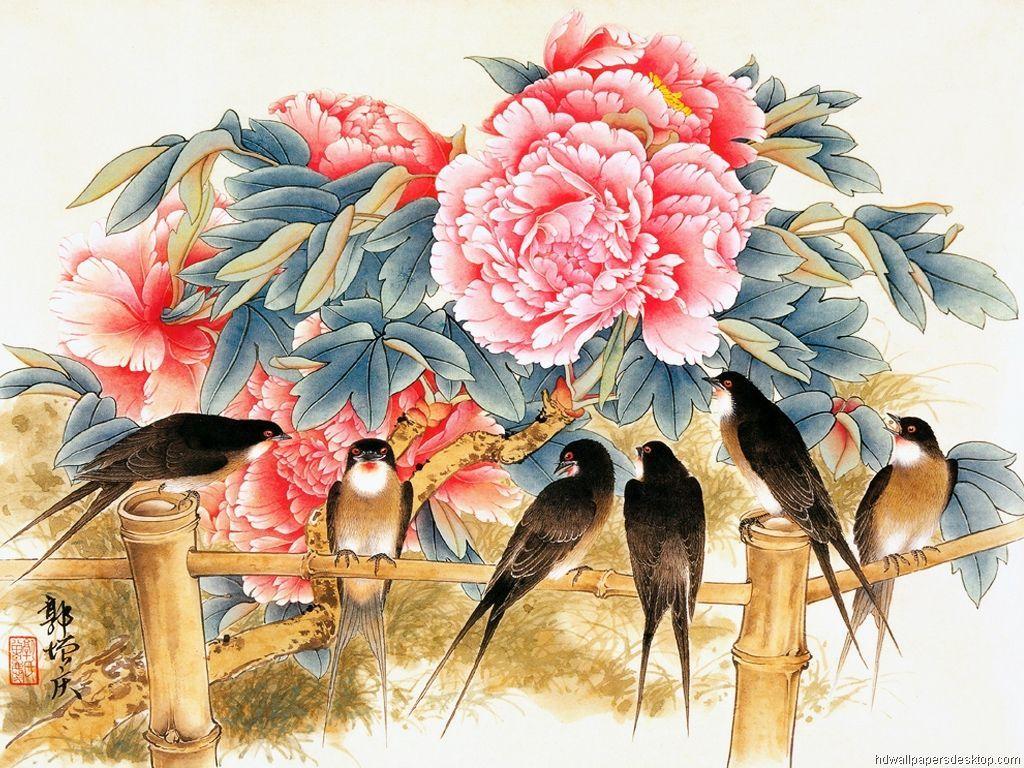 1024x768 Chinese Artwork. Chinese Painting Wallpaper, Art Paintings