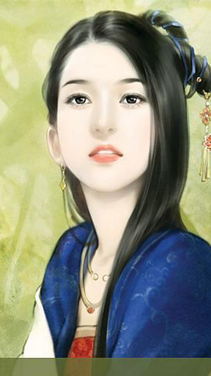720x1280 Chinese beautiful girl painting HD Wallpaper for Android