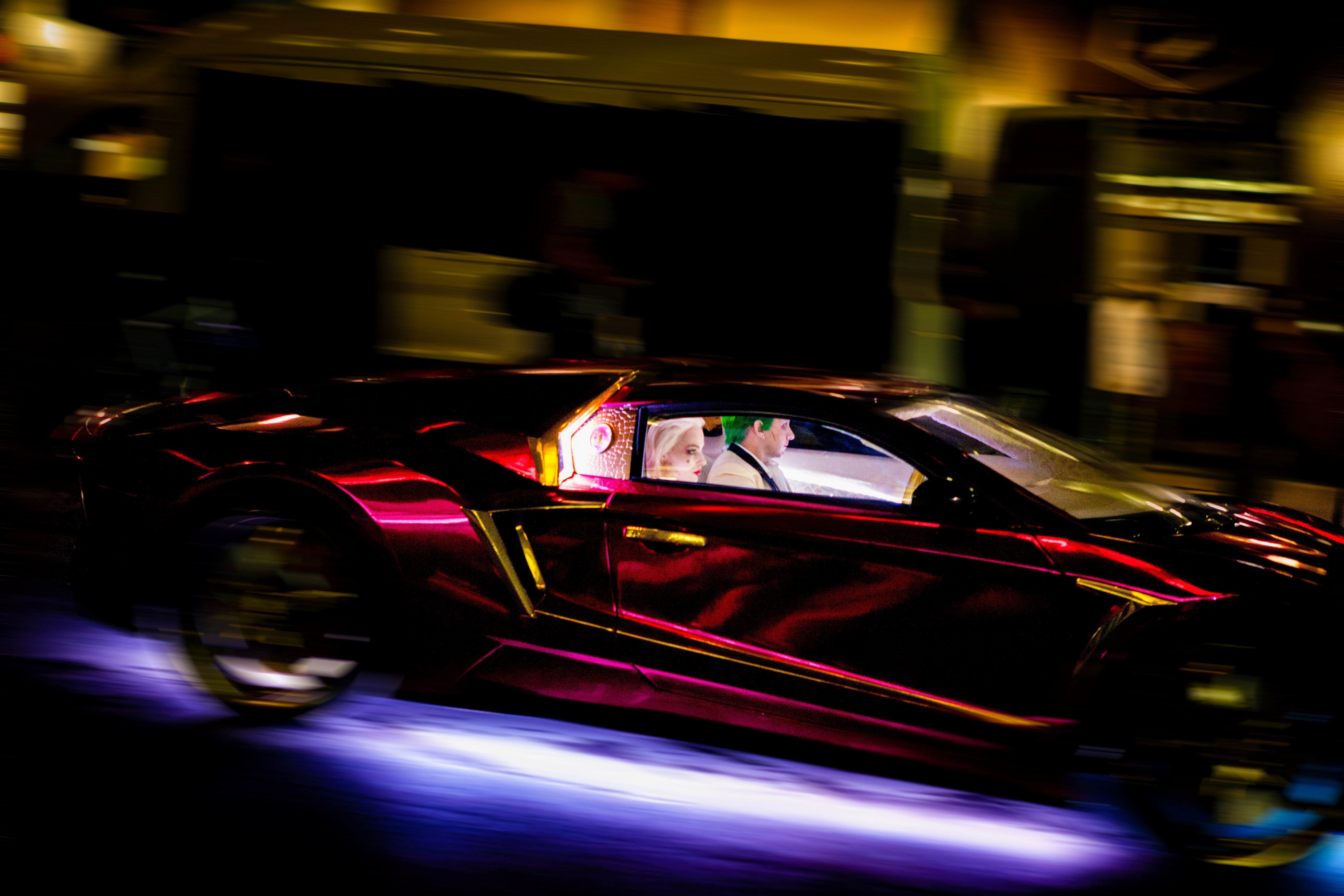 5616x3744 Suicide Squad Purple Lamborghini, HD Movies, 4k Wallpaper, Image
