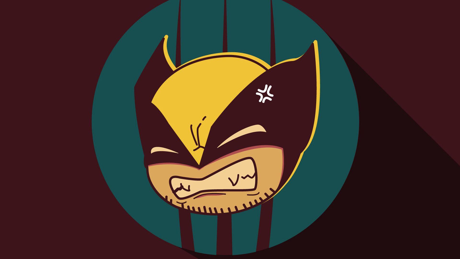 1920x1080 Wolverine Chibi Marvel Heroes Laptop Full HD 1080P