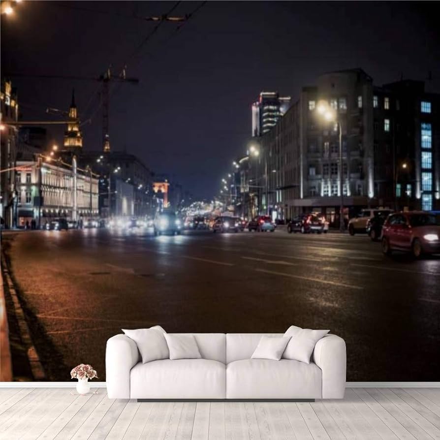 894x894 3D Wallpaper Night City