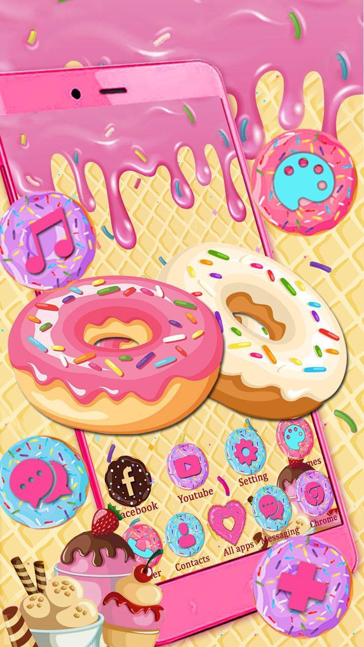 720x1280 Sweet Cute Donuts for Android