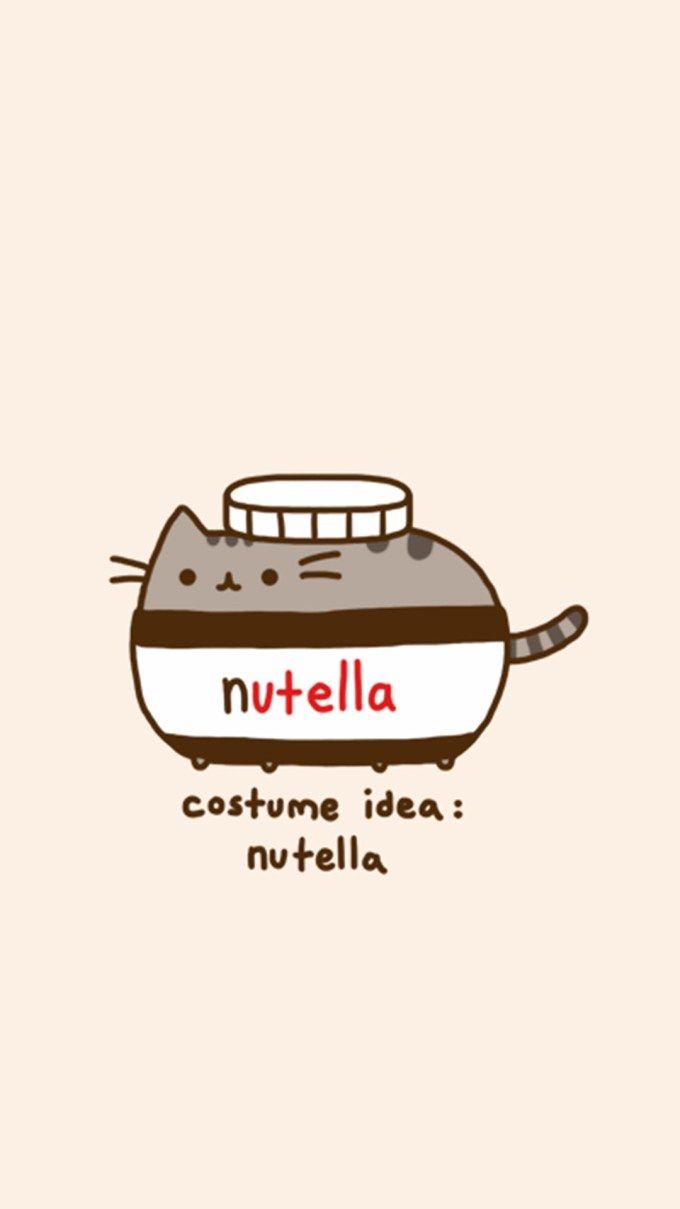 680x1209 Cute Cartoon Cat iPhone Wallpaper at