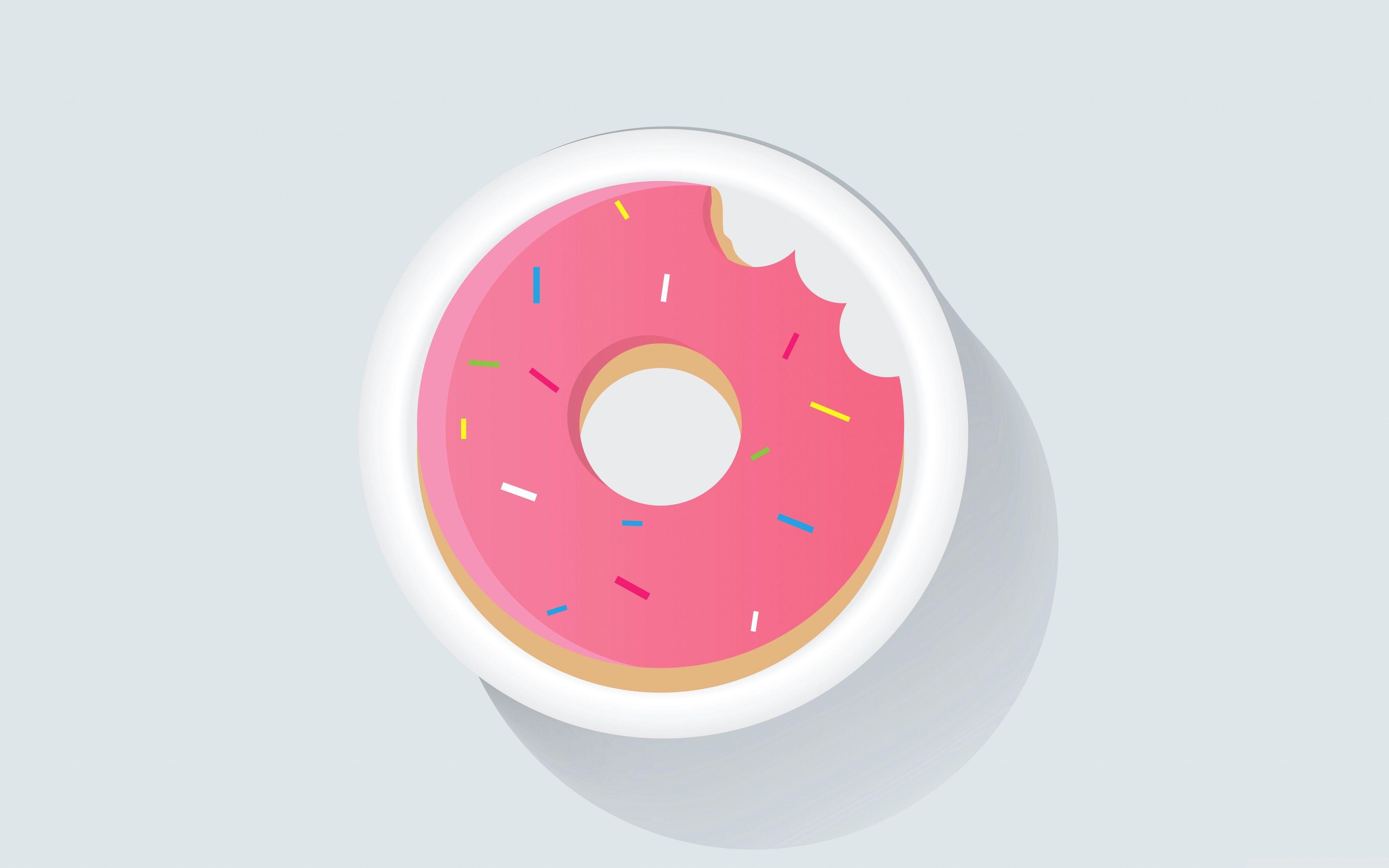 3840x2400 Donuts Minimalism 4k, HD Food, 4k Wallpaper, Image