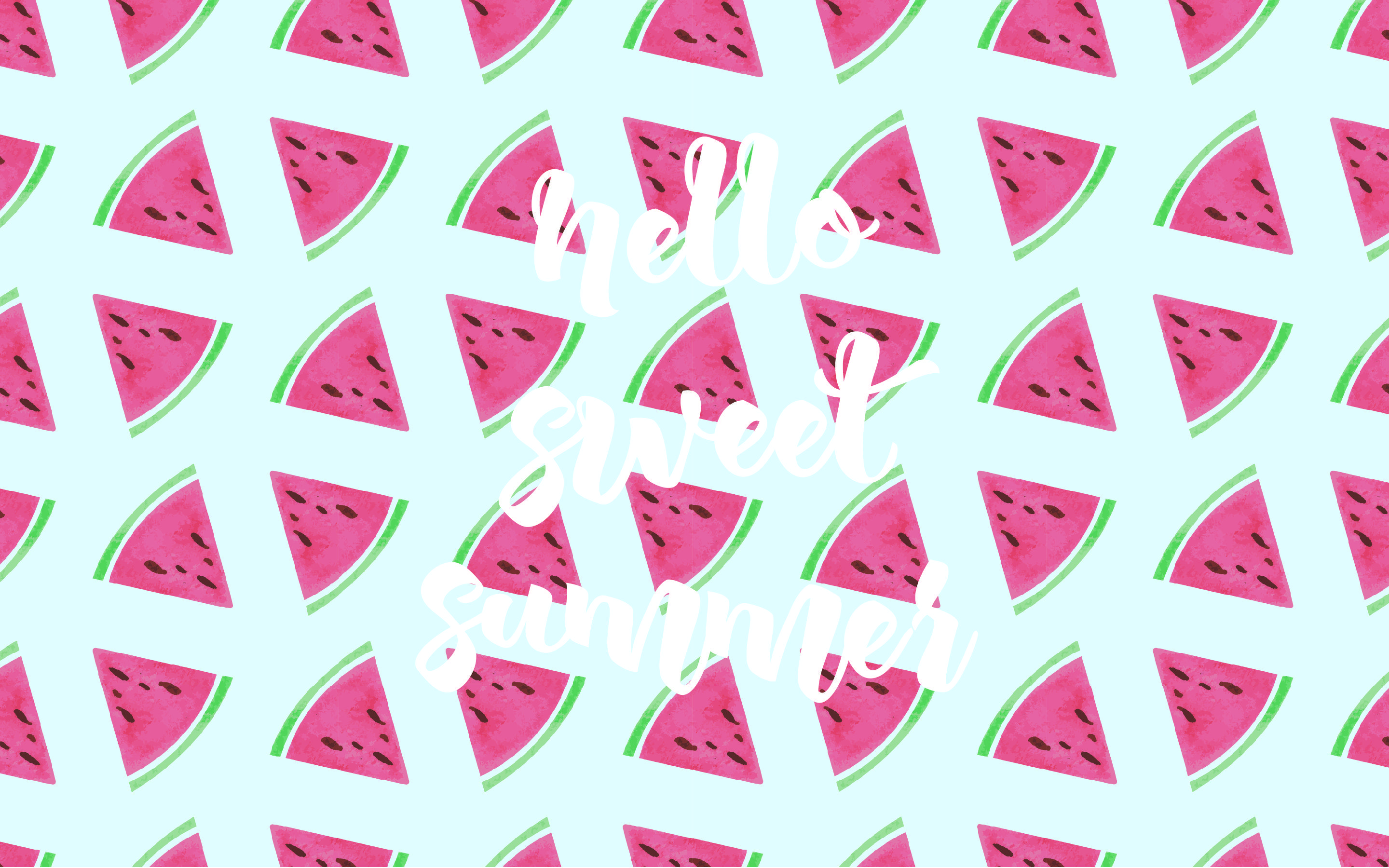2880x1800 Blissful Screens: Summer Watermelons. A Sip of Bliss