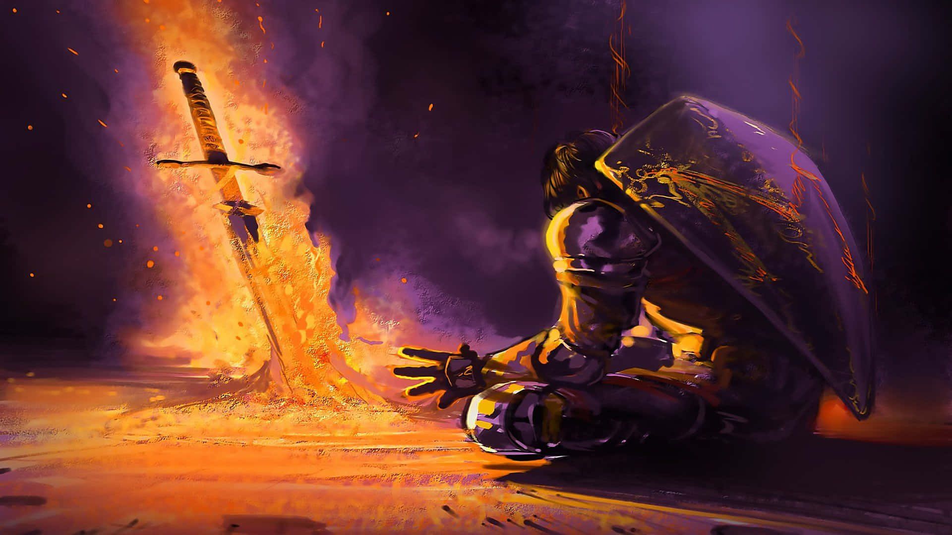 1920x1080 Dark Souls Black Knight Wallpaper