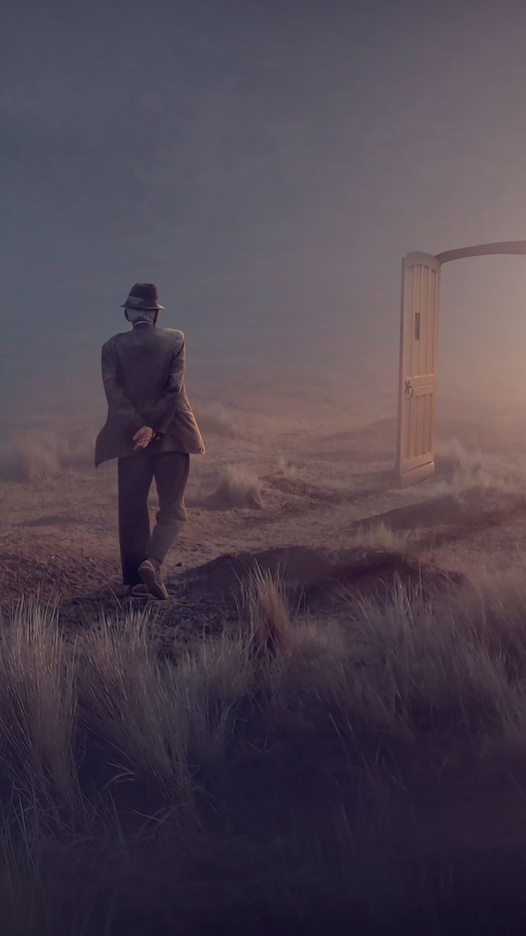 750x1334 Download wallpaper 750x1334 old man