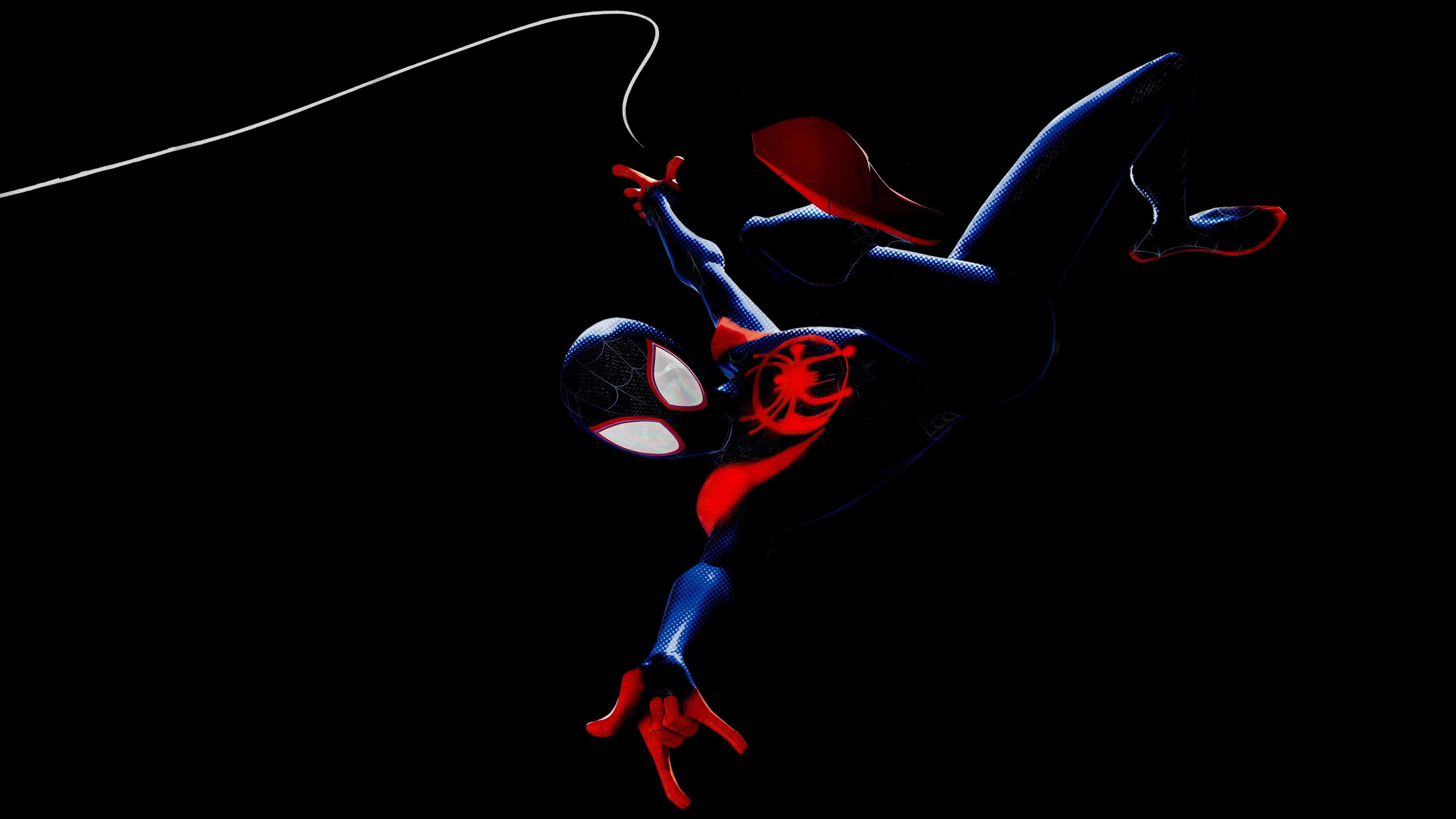 Hình nền HD 3840x2160 Spider Man Into The Spider Verse
