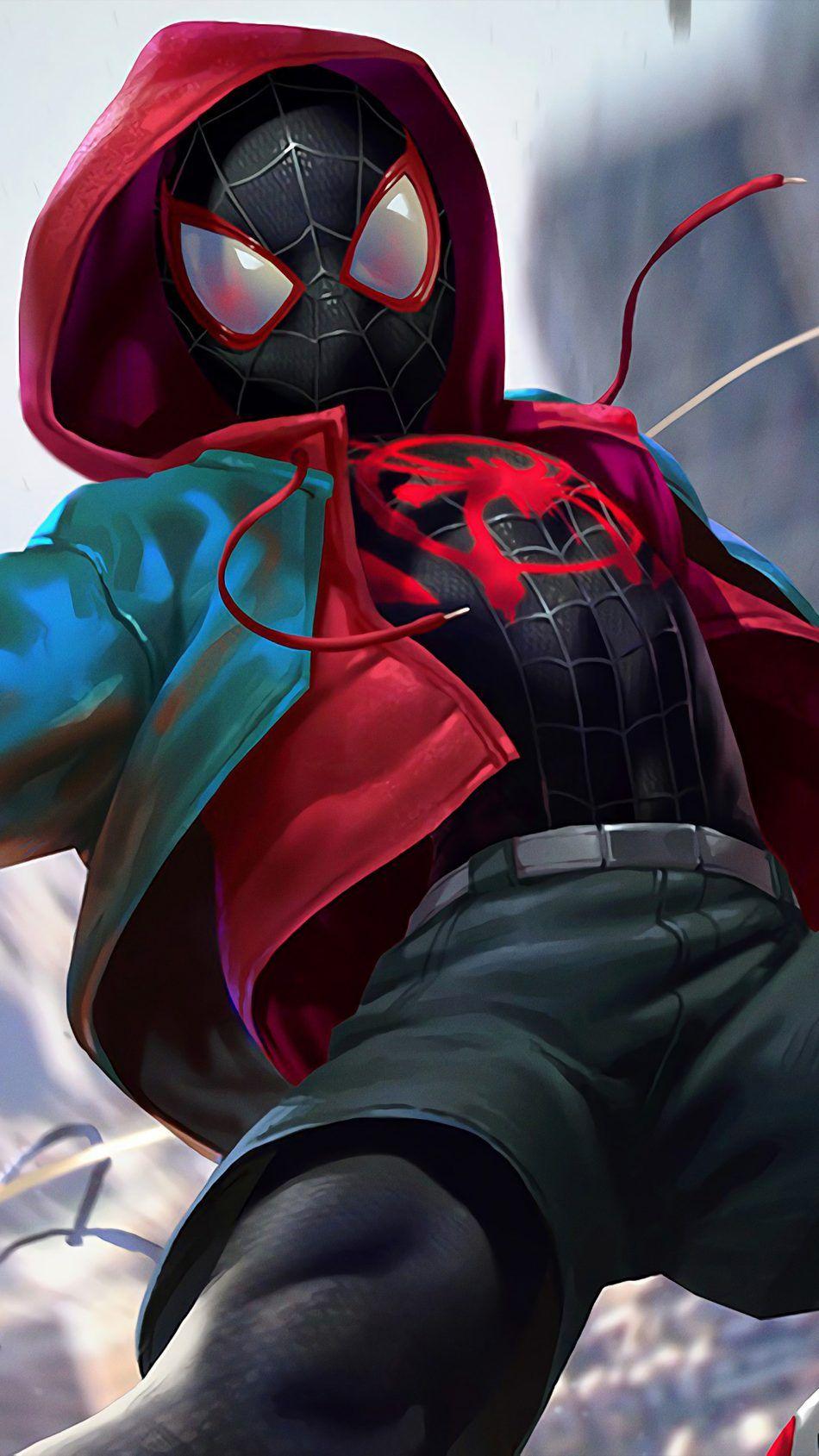 950x1689 Tải xuống Spider Man Into The Spider Verse 2018 Pure 4K miễn phí