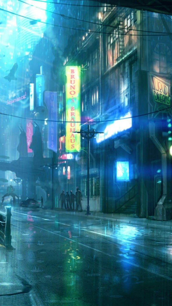 720x1280 Sci Fi City: Orlando HD Wallpaper 720x1280 Wallpaper