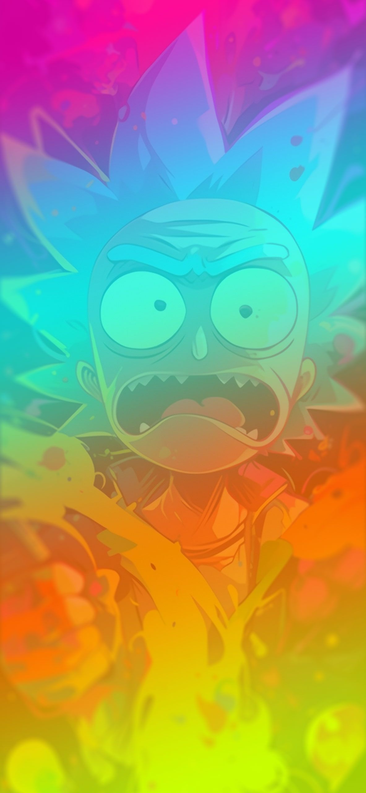 1183x2560 Cool Rick and Morty Wallpaper