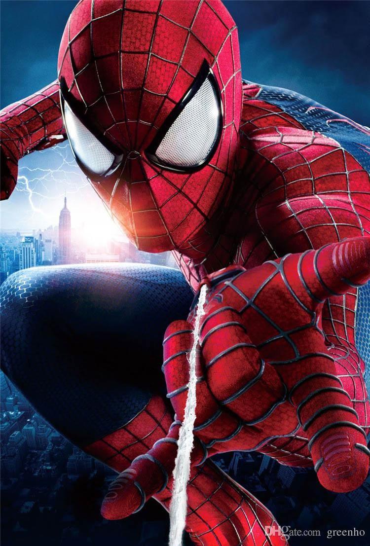 750x1107 Amazing Spider Man Photo Wallpaper Superhero Wallpaper 3D View Art Wall Mural Room Decor Bedroom Kid S Room Setting Wall Home Decoration