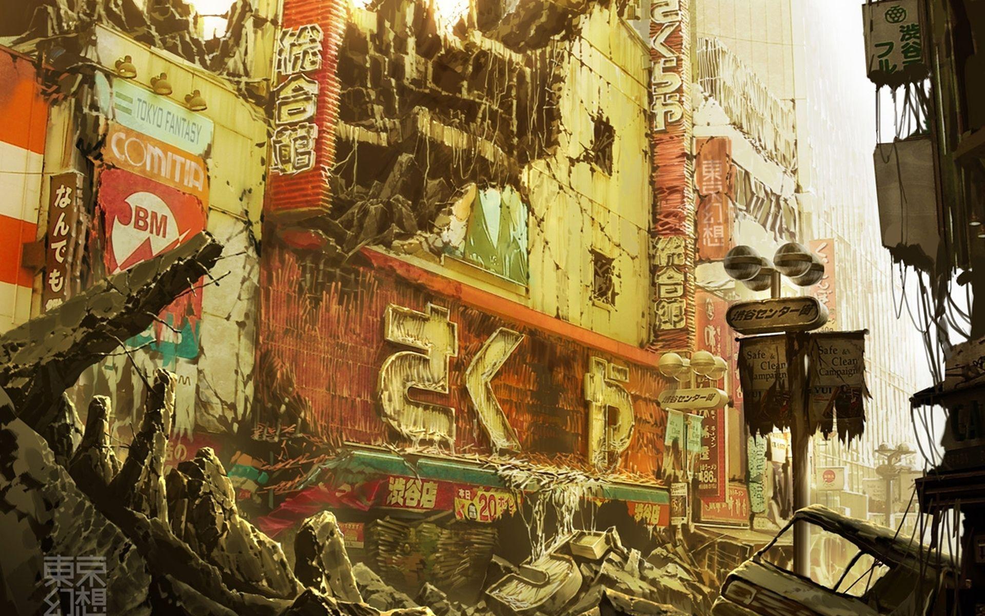 1920x1200 Japanese street wallpaper. Wallpaper Wide HD