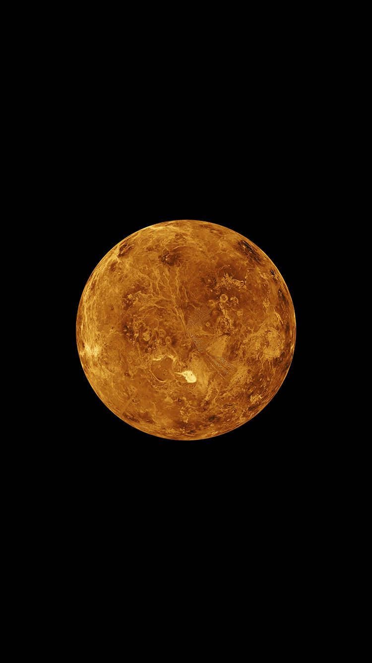 750x1334 Planet Fire Space Illustration Art