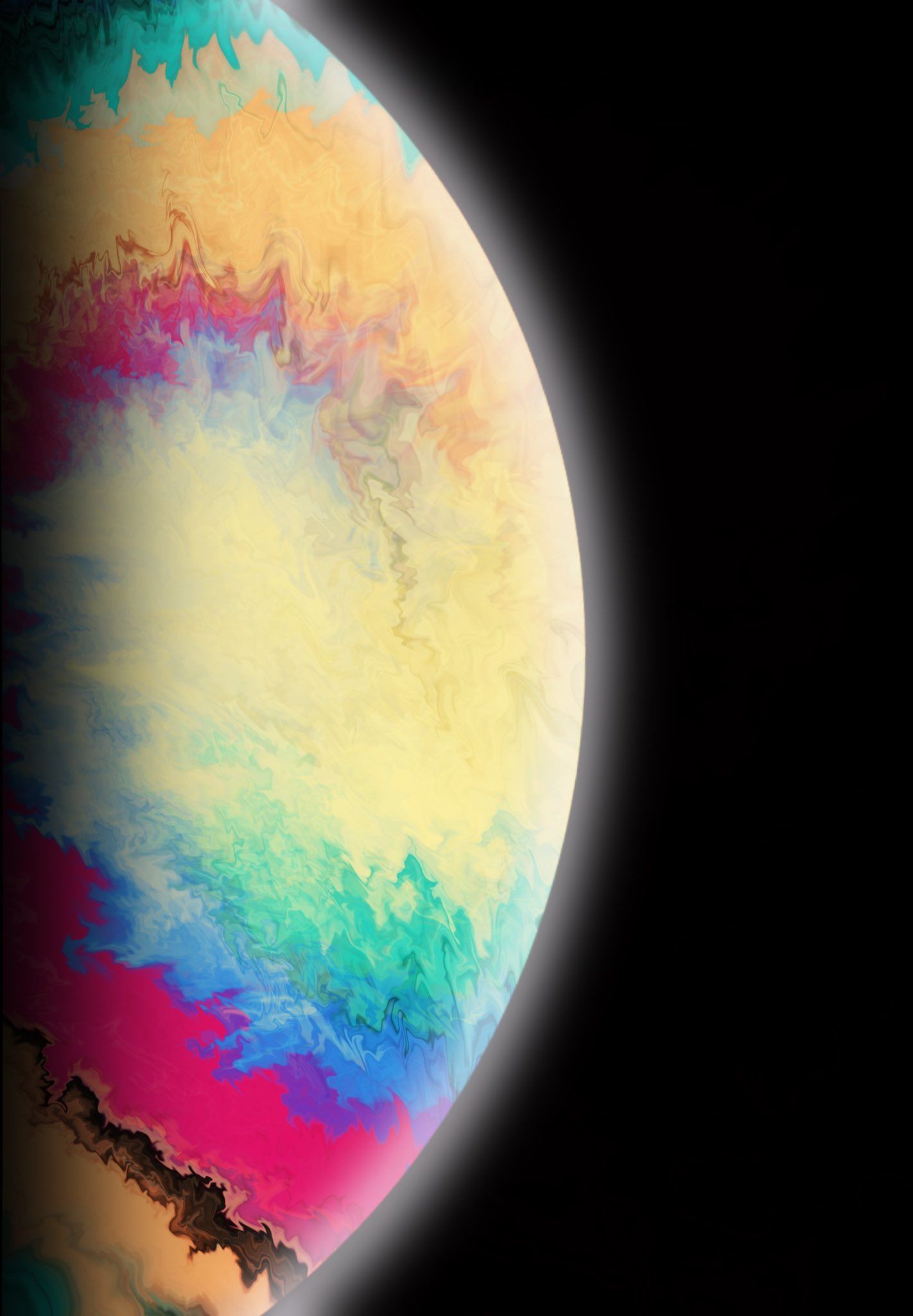 1422x2048 Apple earth” style wallpaper
