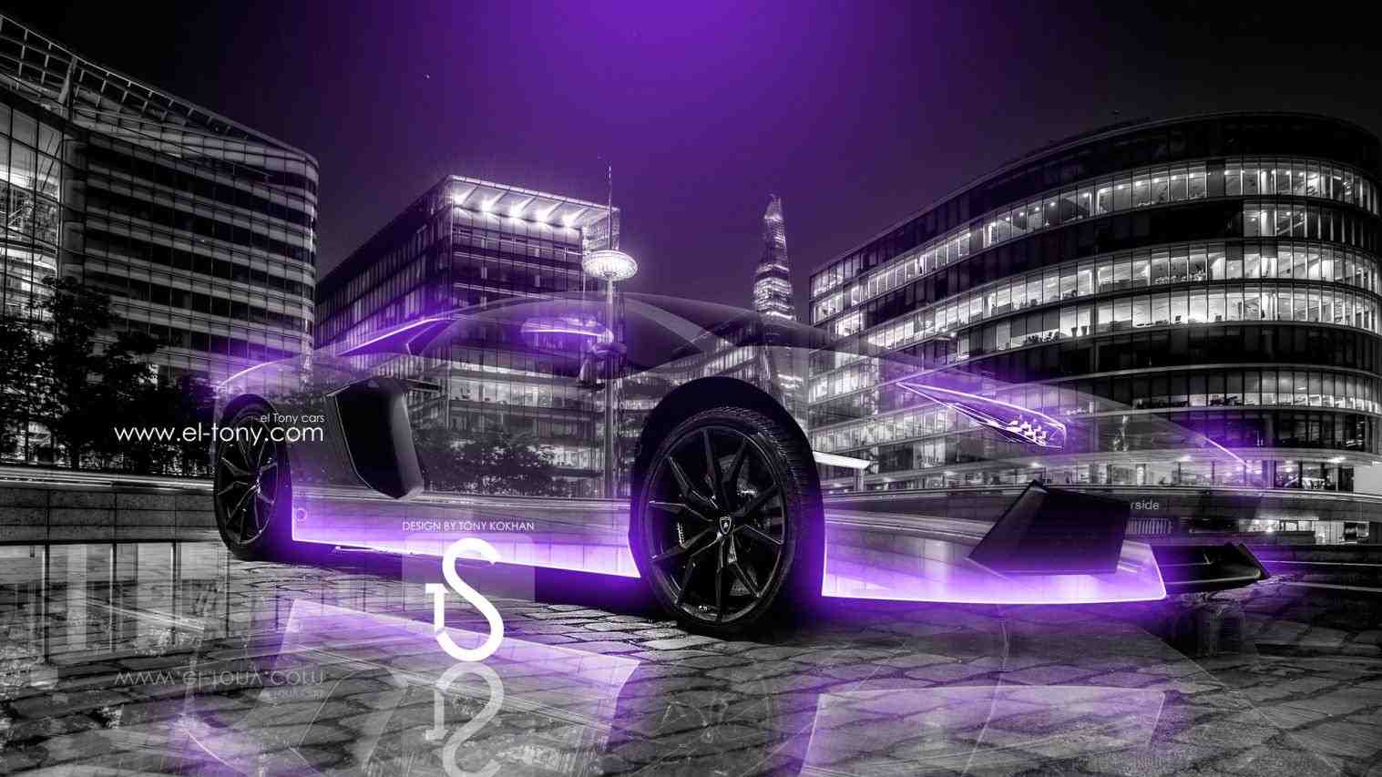 1517x853 black and purple lamborghini