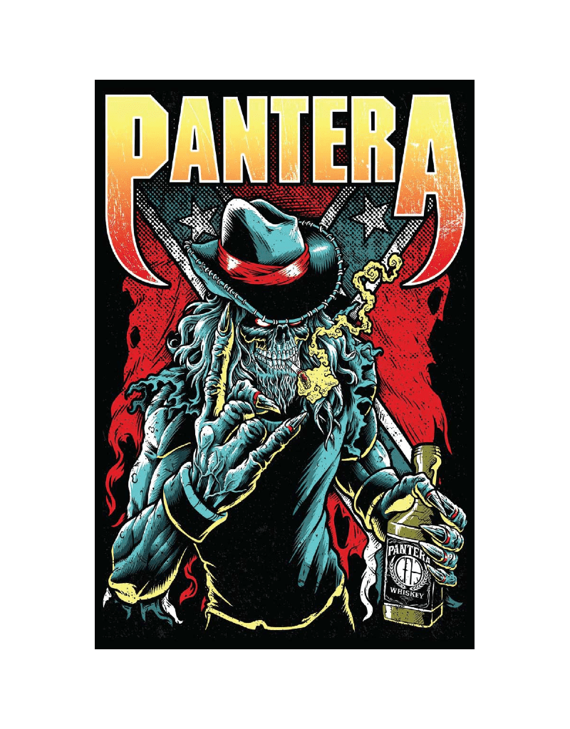 800x1024 Pantera Cowboy Poster 24 x 36
