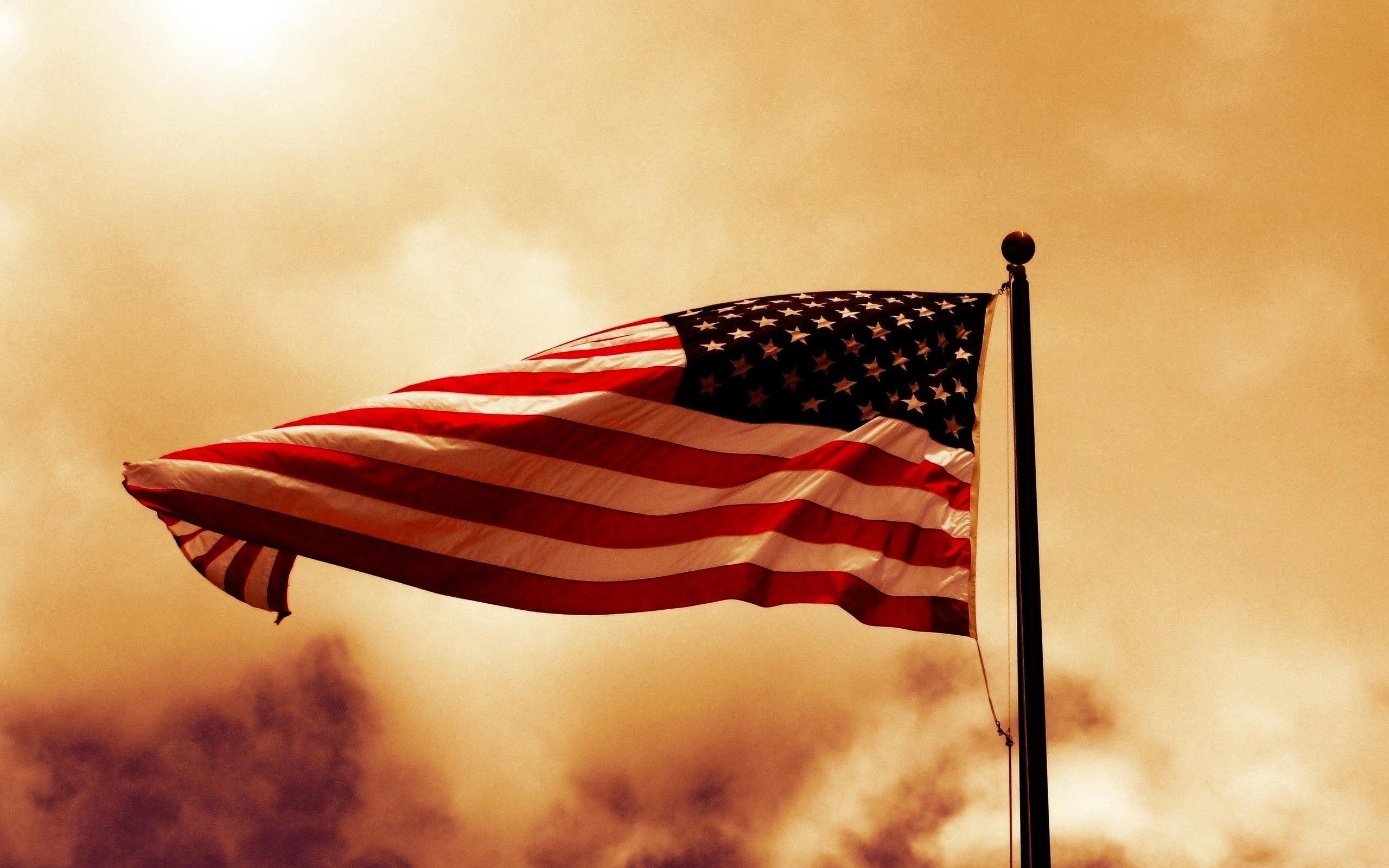 2560x1600 American Flag Flags USA